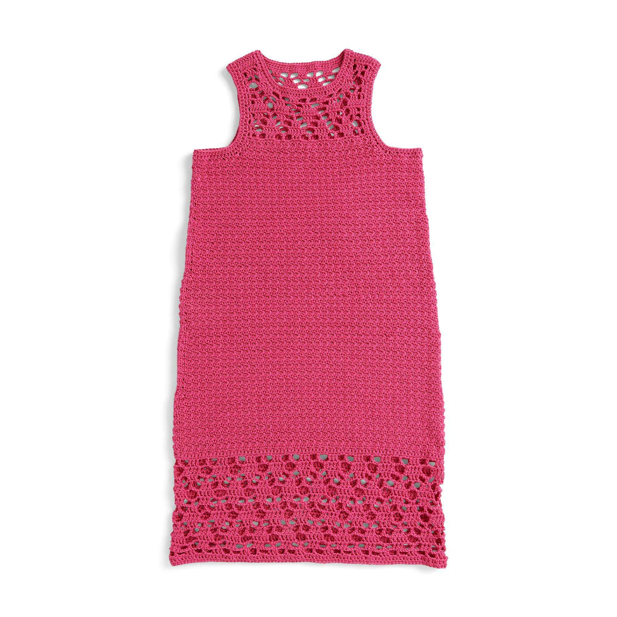 Bernat Crochet Lace Trim Tank Dress (Digital Download)