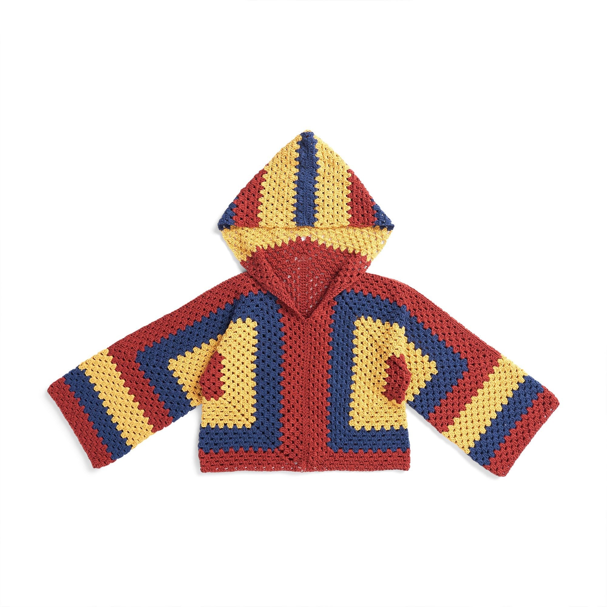 Bernat Crochet Hexi Hoodie Pullover (Digital Download)