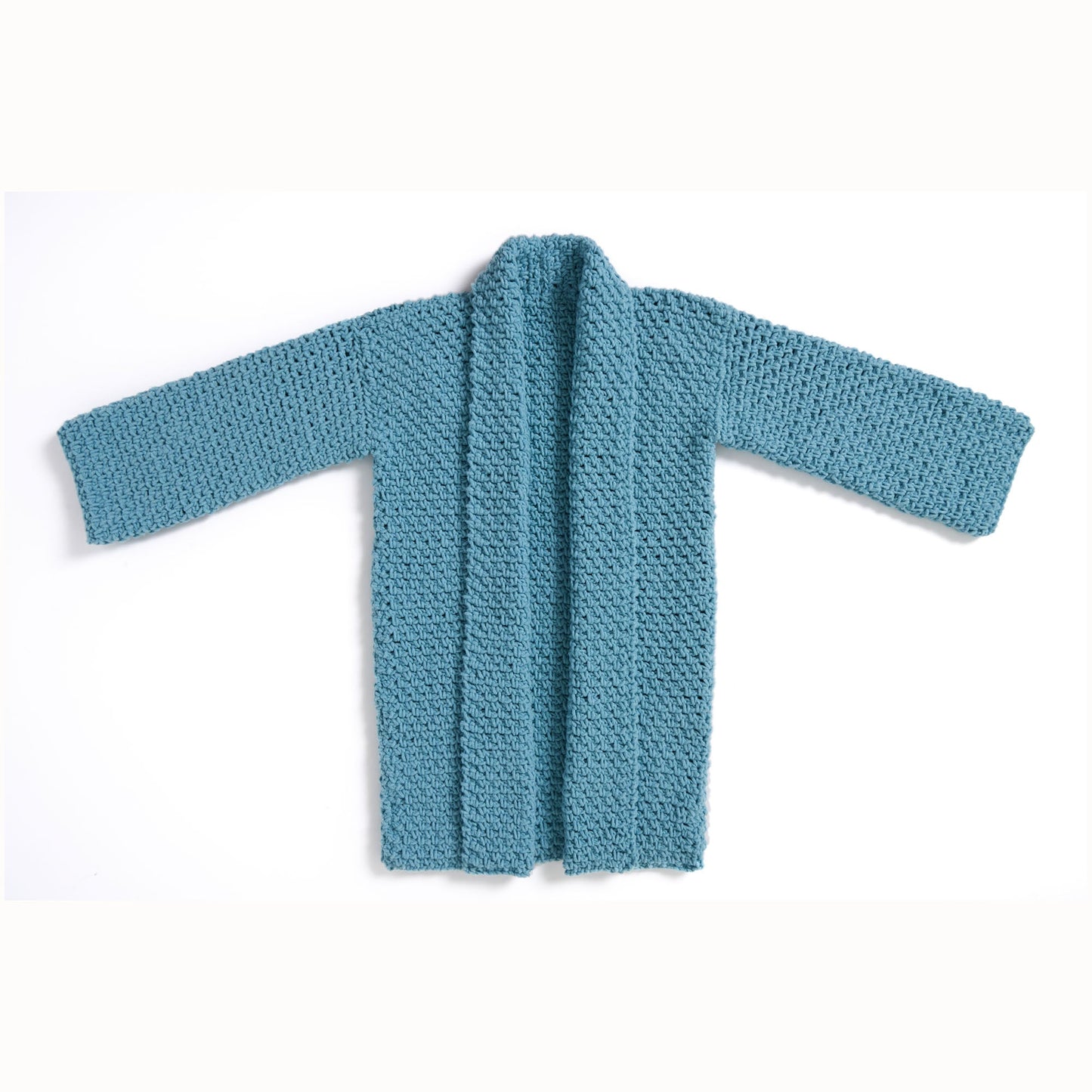 Bernat Crochet Moss-Stitch Car Coat (Digital Download)