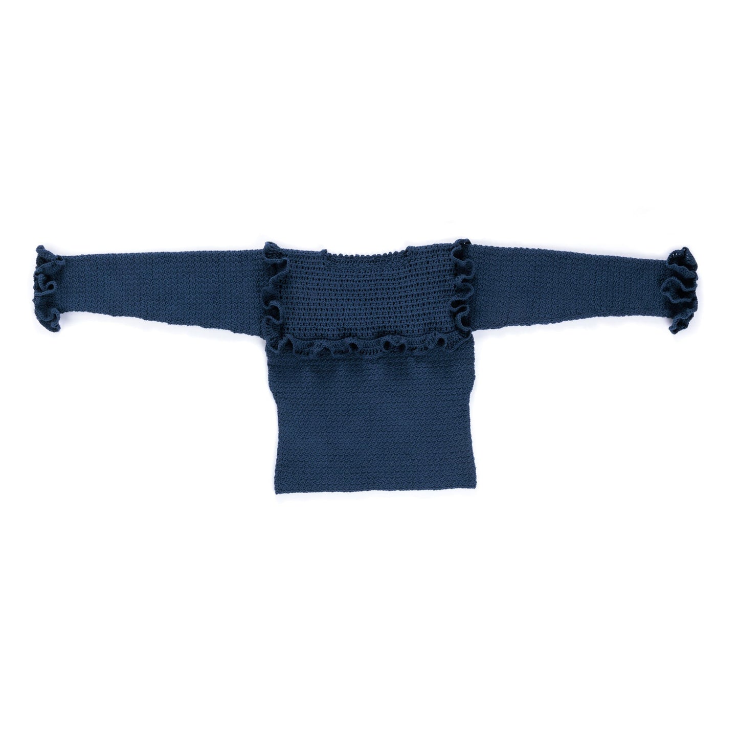 Bernat Crochet Vintage Ruffle Top (Digital Download)