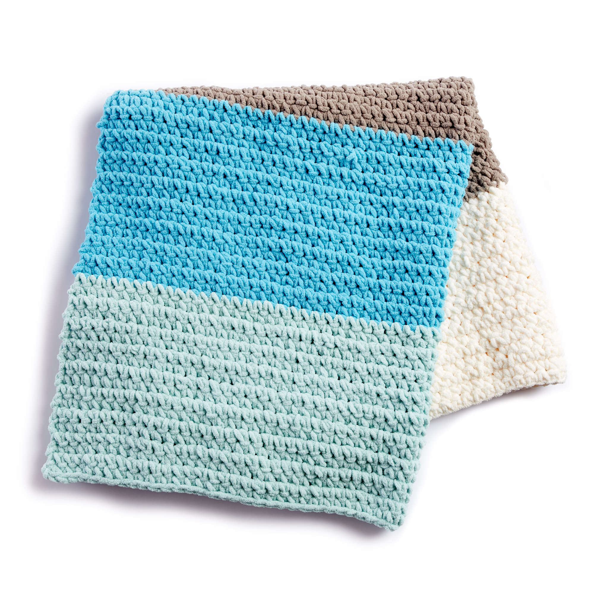 Bernat Colorblock Crochet Blanket (Digital Download)