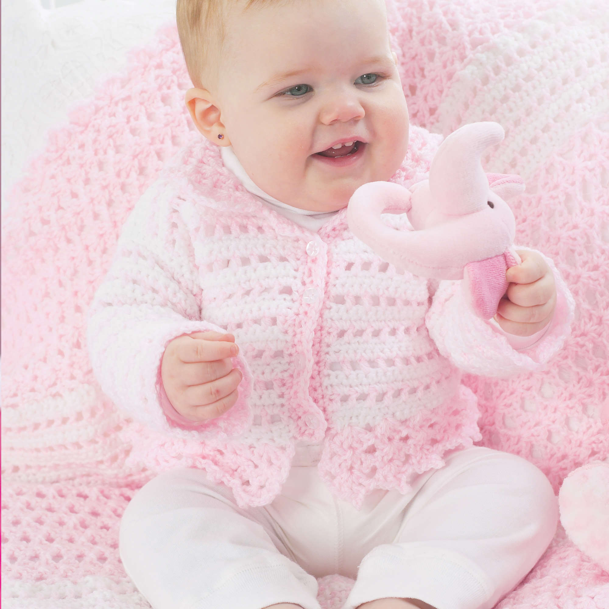 Bernat Lacy Panels Crochet Blanket (Digital Download)