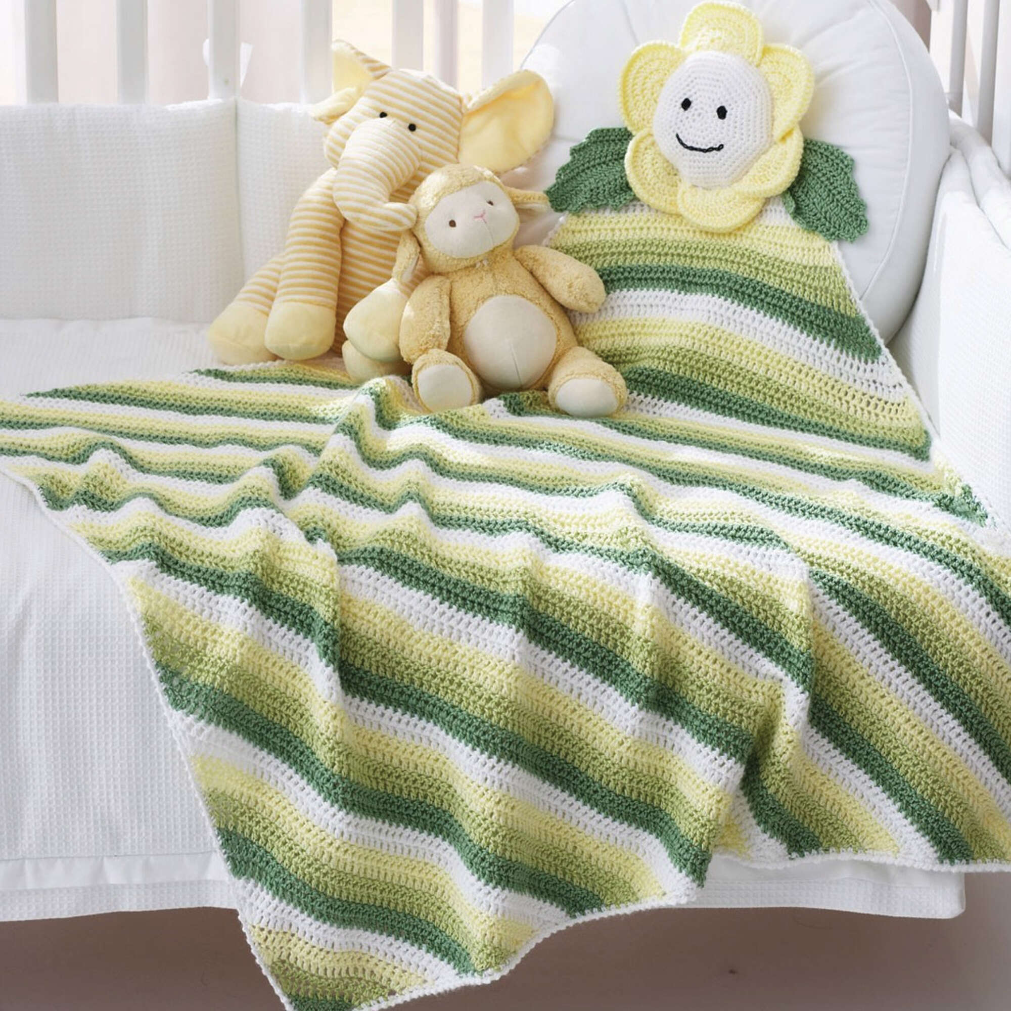 Bernat Daisy Crochet Blanket