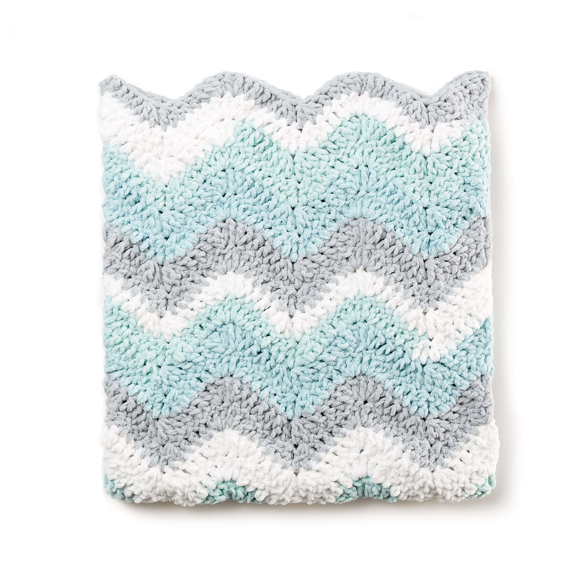 Bernat Crochet Chevron Baby Blanket (Digital Download)