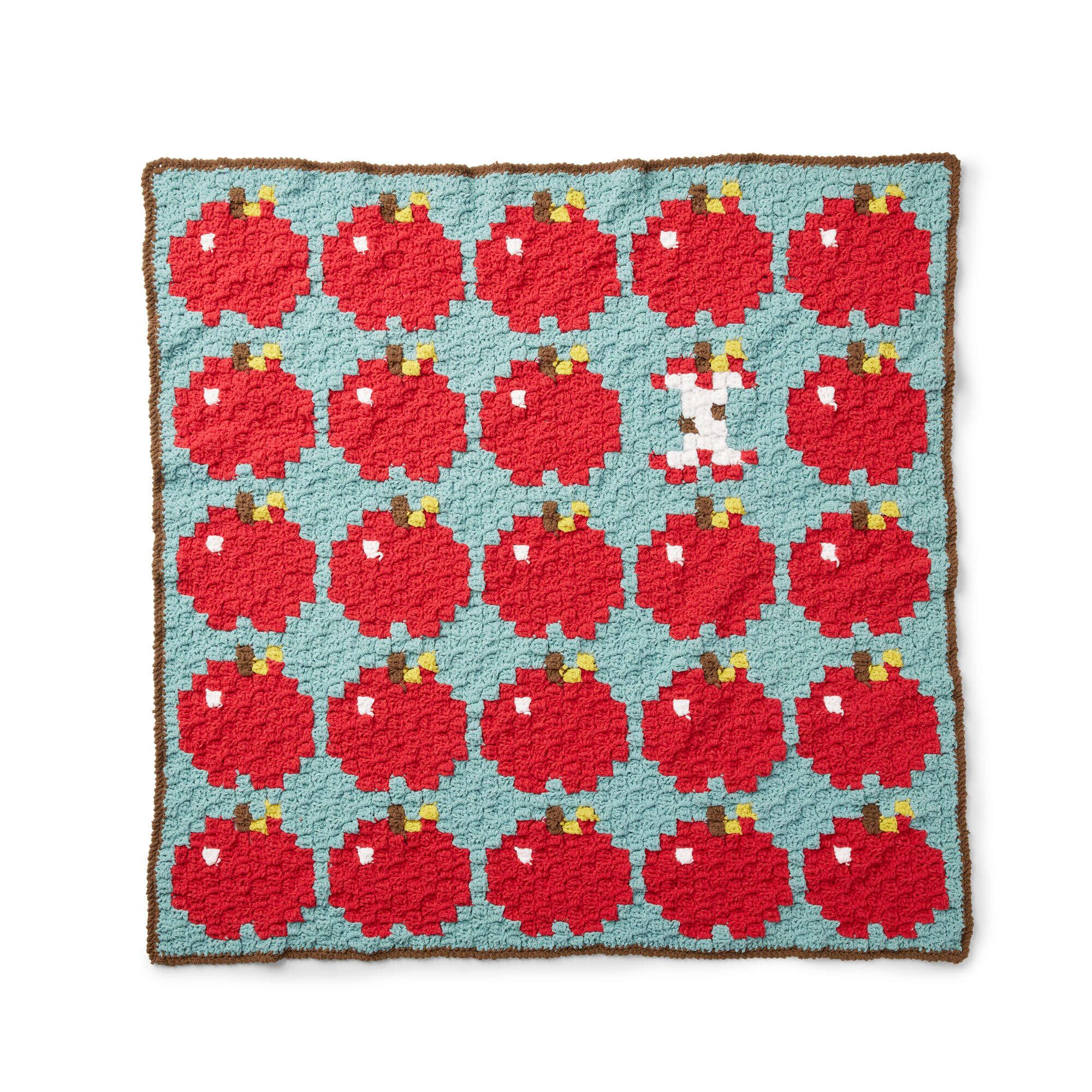 Bernat Crochet C2C How 'Bout Them Apples? Baby Blanket (Digital Download)