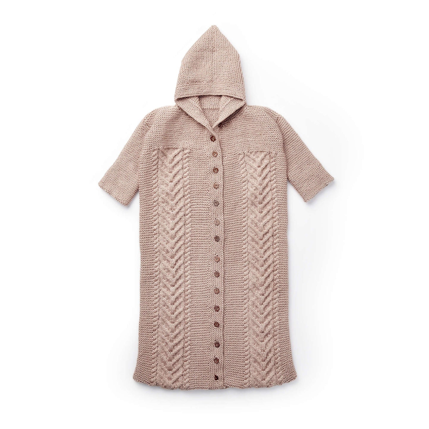 Bernat Cable Knit Bunting Bag