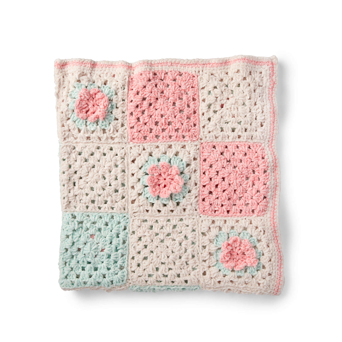 Bernat Crochet Flower Patch Blanket