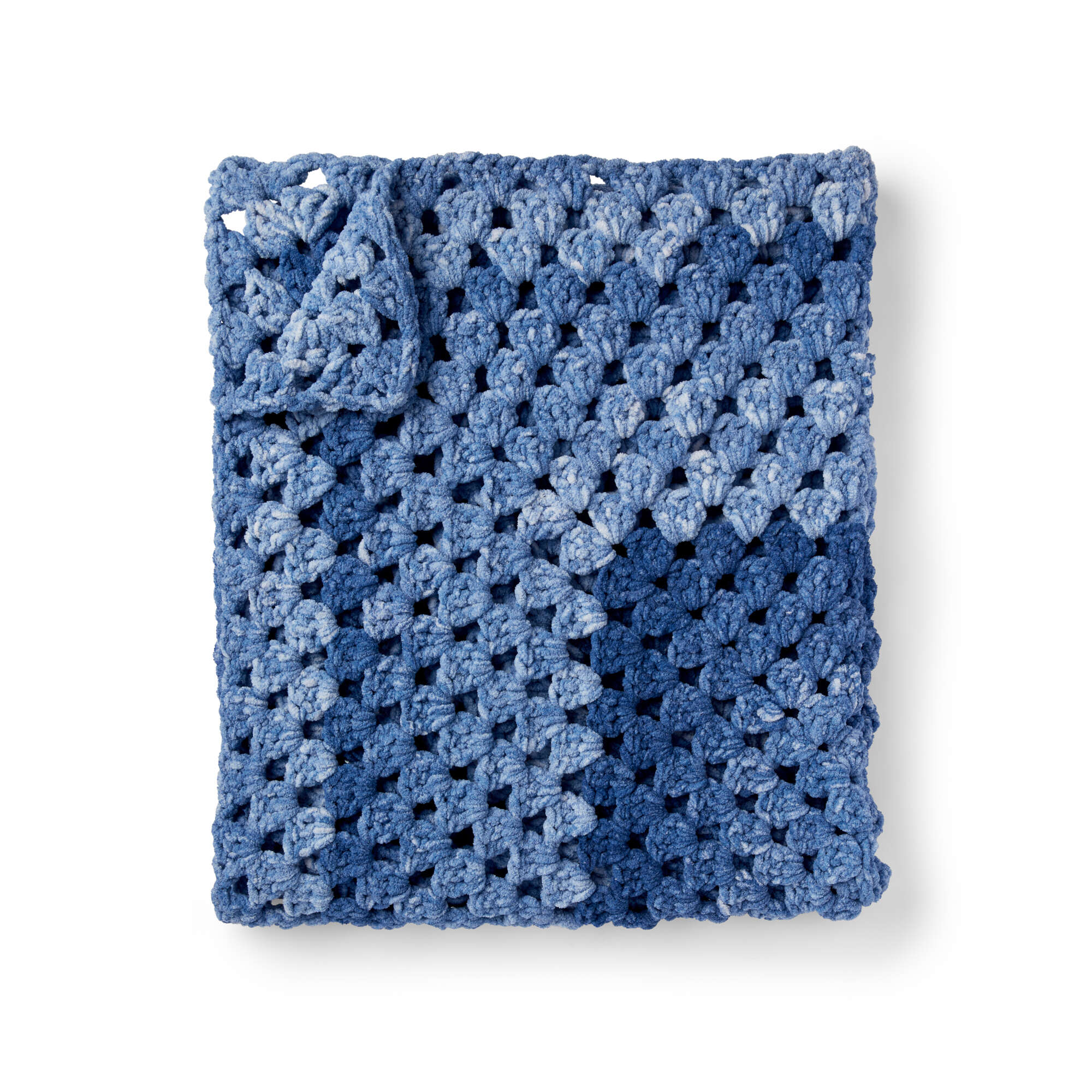 Bernat Granny Rectangle Crochet Baby Blanket (Digital Download)