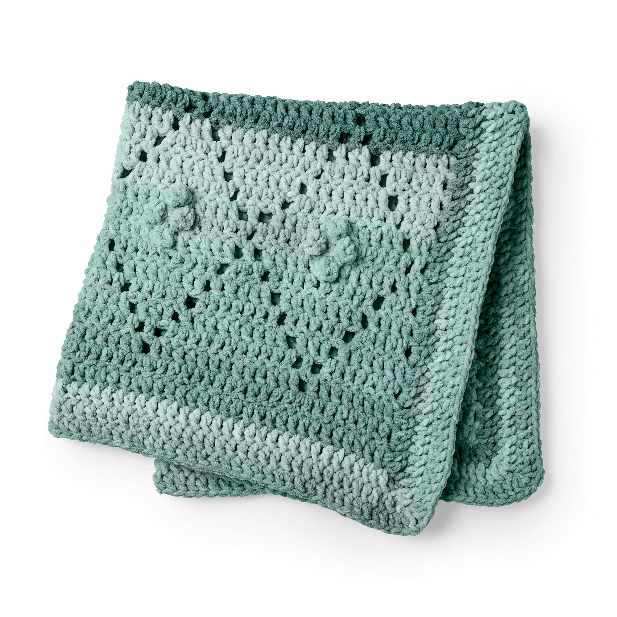 Bernat Diamond Filet Crochet Blanket