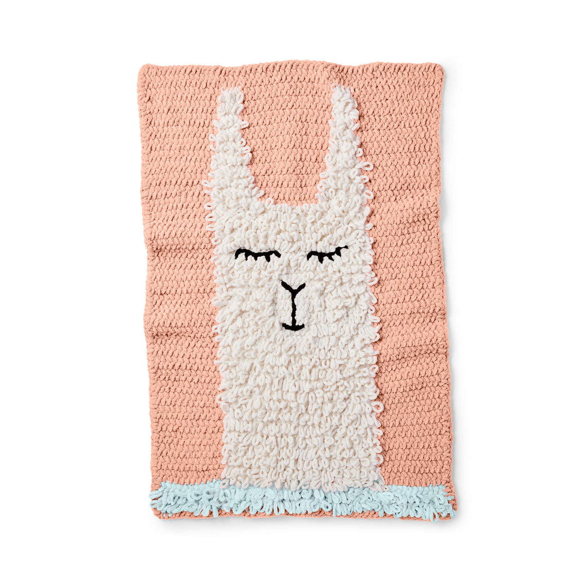Bernat Loopy Llama Crochet Blanket (Digital Download)