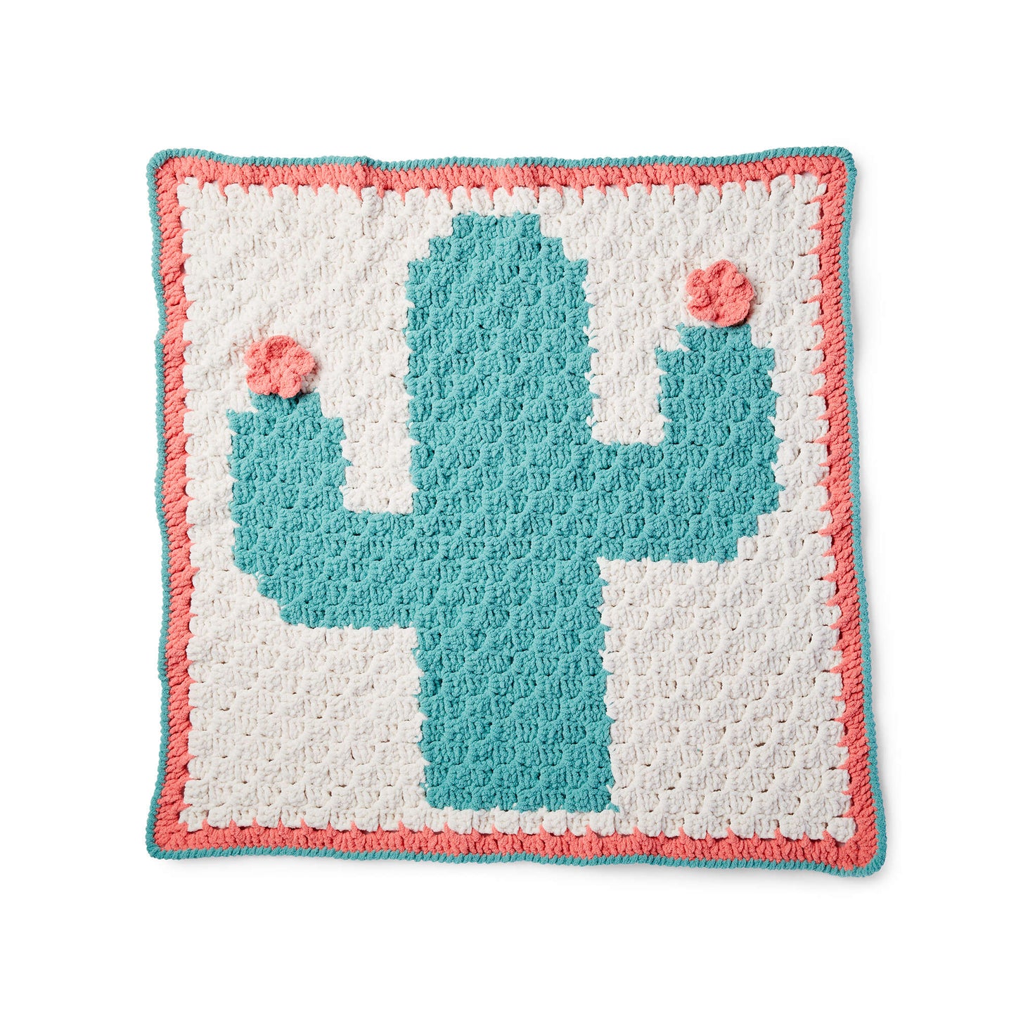 Bernat Corner to Corner Crochet Cactus Blanket