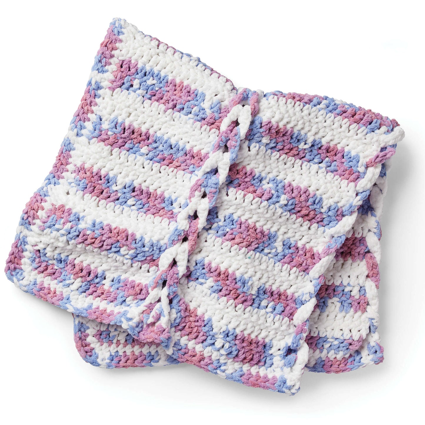 Bernat Faux Braid Crochet Baby Blanket (Digital Download)