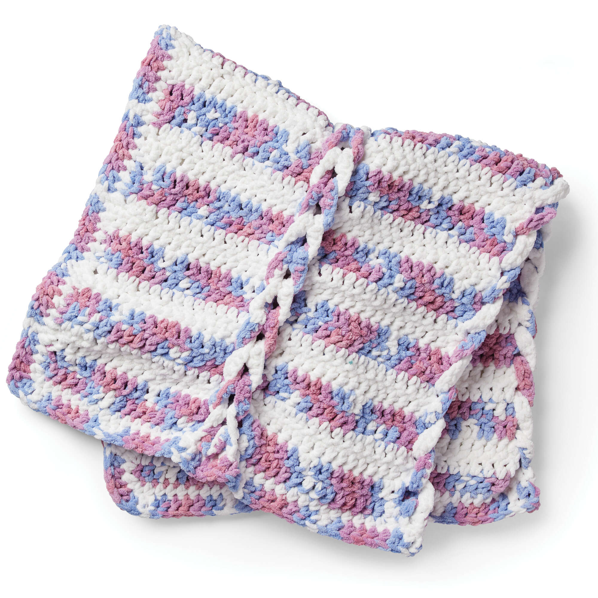 Bernat Faux Braid Crochet Baby Blanket (Digital Download)