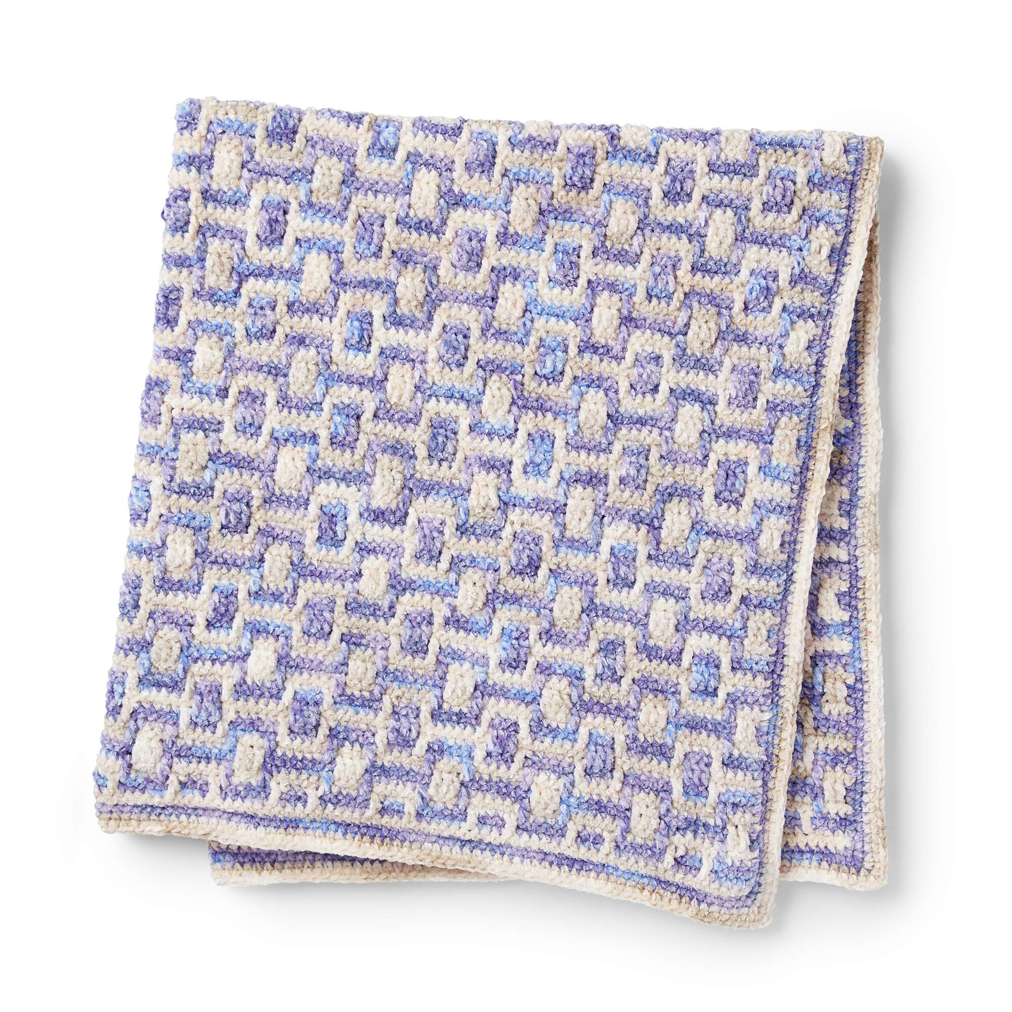 Bernat Mosaic Crochet Blanket (Digital Download)