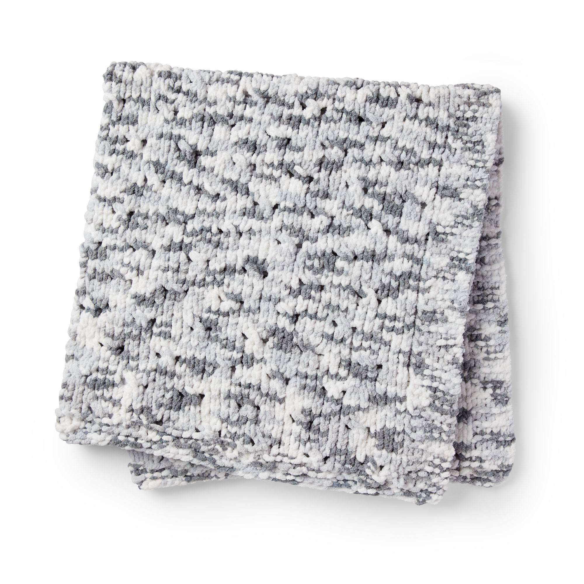Bernat Little Lacy Knit Baby Blanket (Digital Download)
