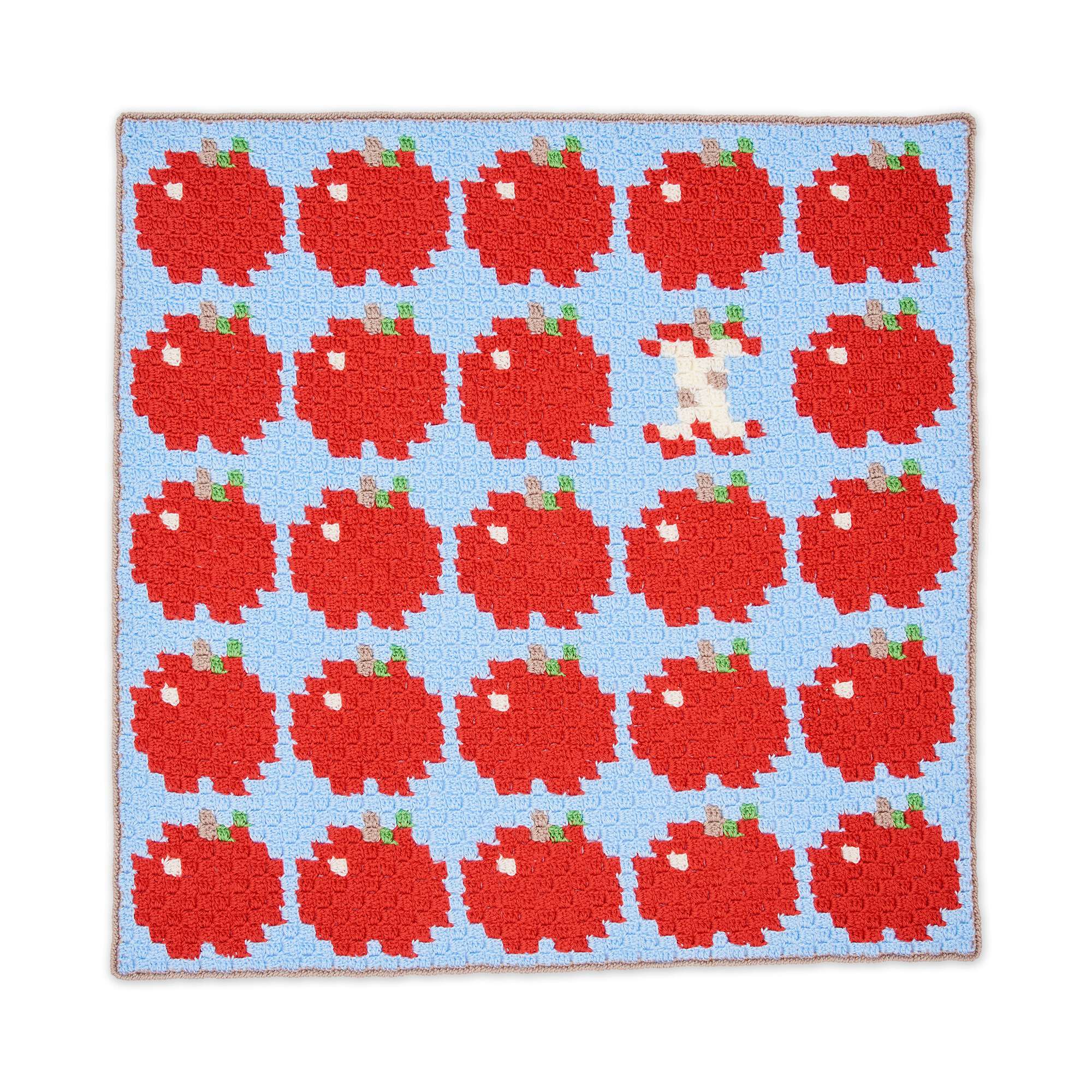 Bernat Crochet How 'Bout Them Apples? Baby Blanket