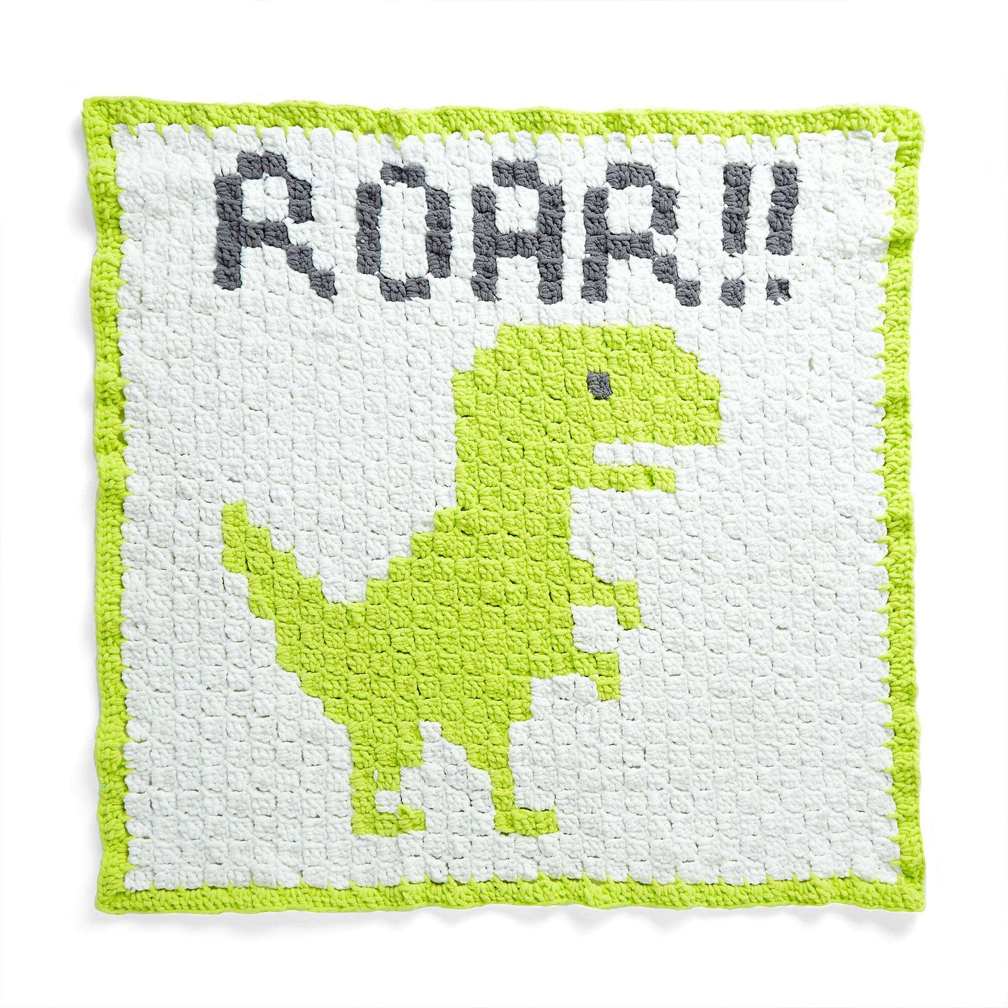 Bernat Crochet DinoROAR Blanket (Digital Download)