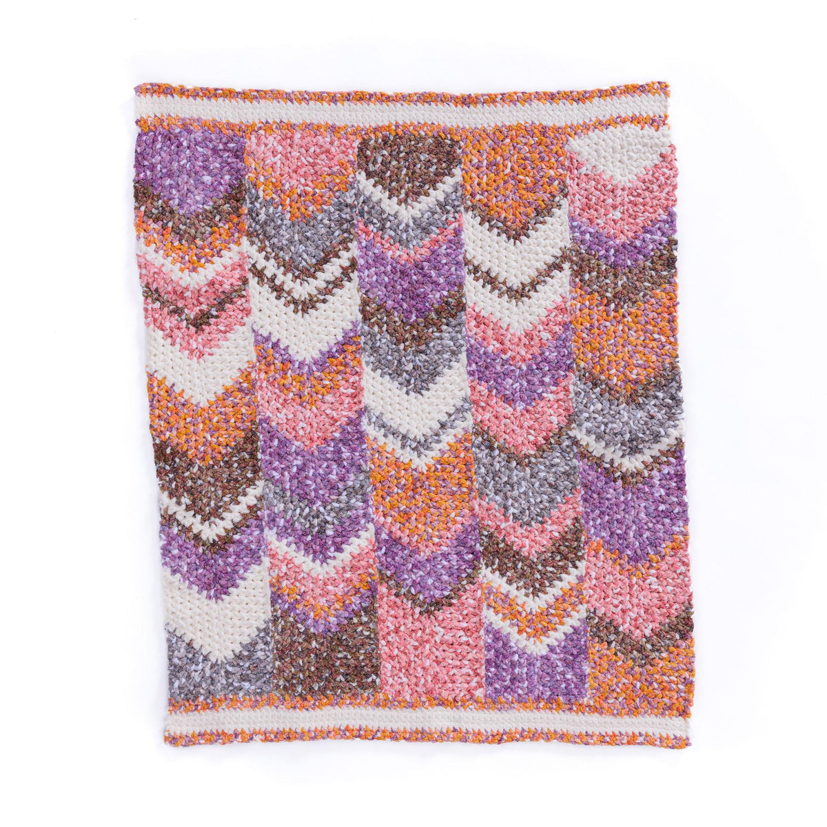 Bernat Moss Stitch Peaks Crochet Toddler Blanket (Digital Download)