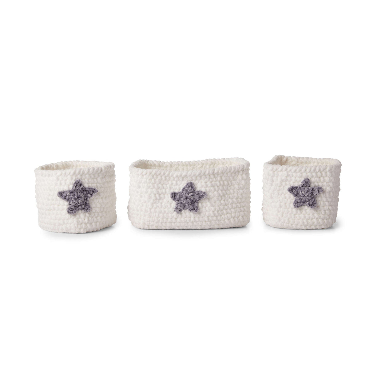 Bernat Crochet Nursery Storage Basket Set