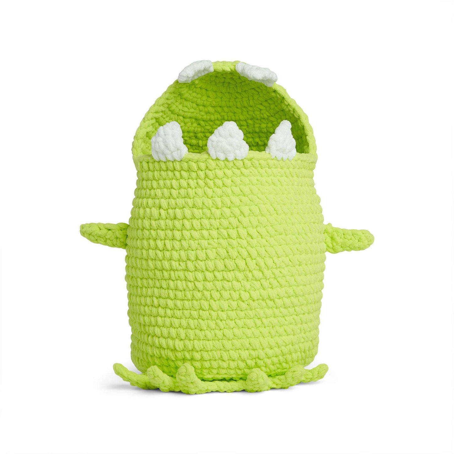Bernat Crochet Dinosaur Toy Storage Basket