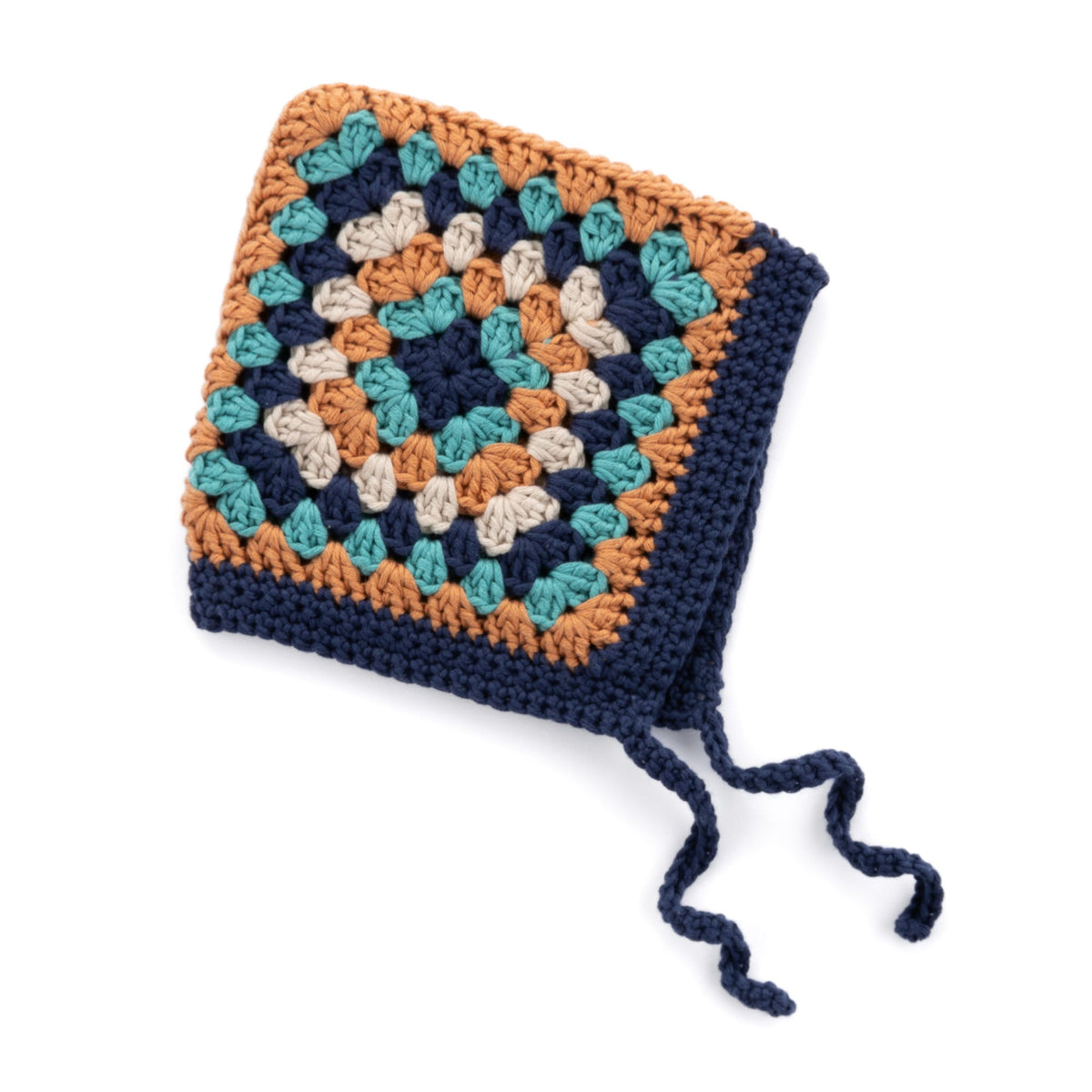 Bernat Crochet Granny Square Baby Bonnet (Digital Download)