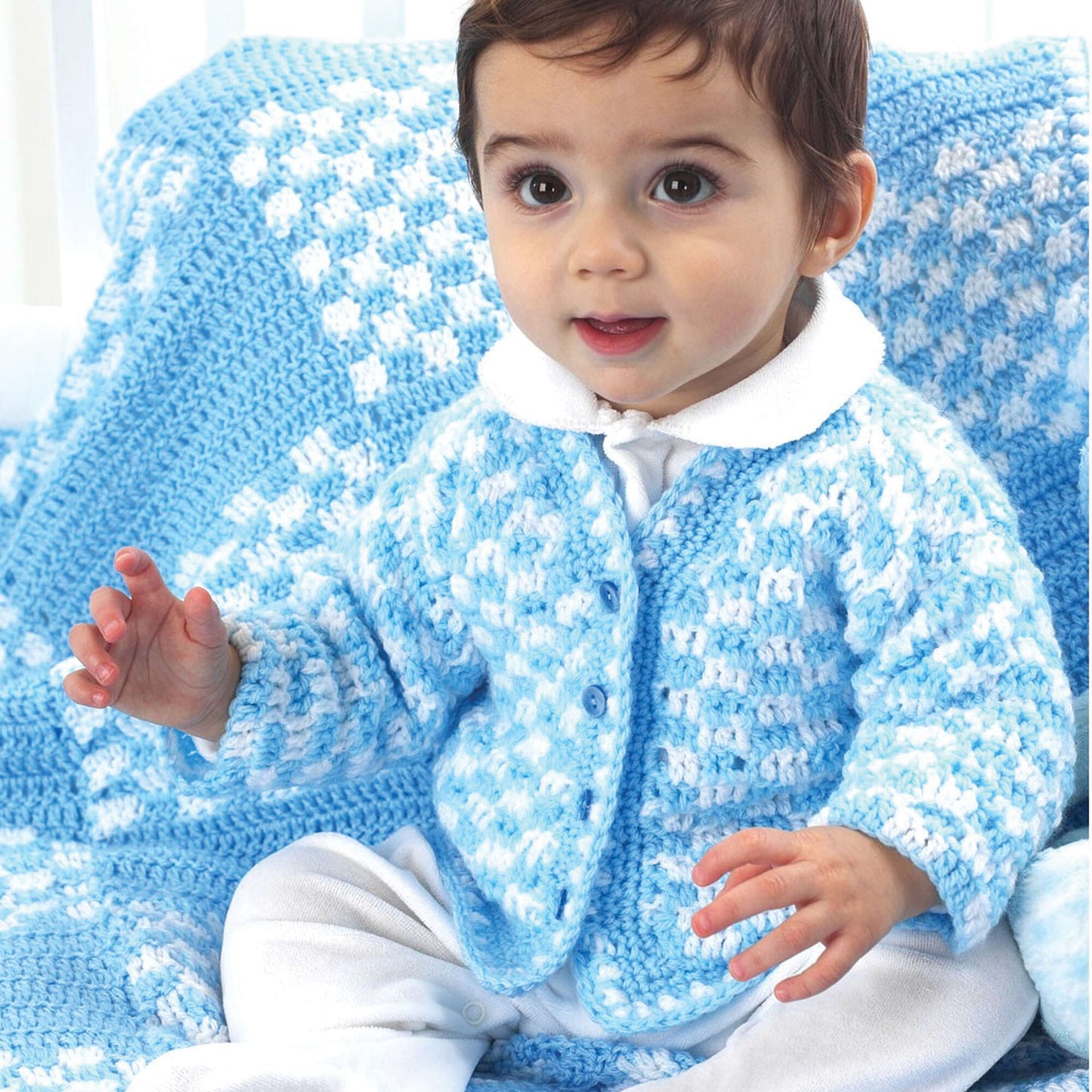 Bernat Boy's Crochet Cardigan (Digital Download)