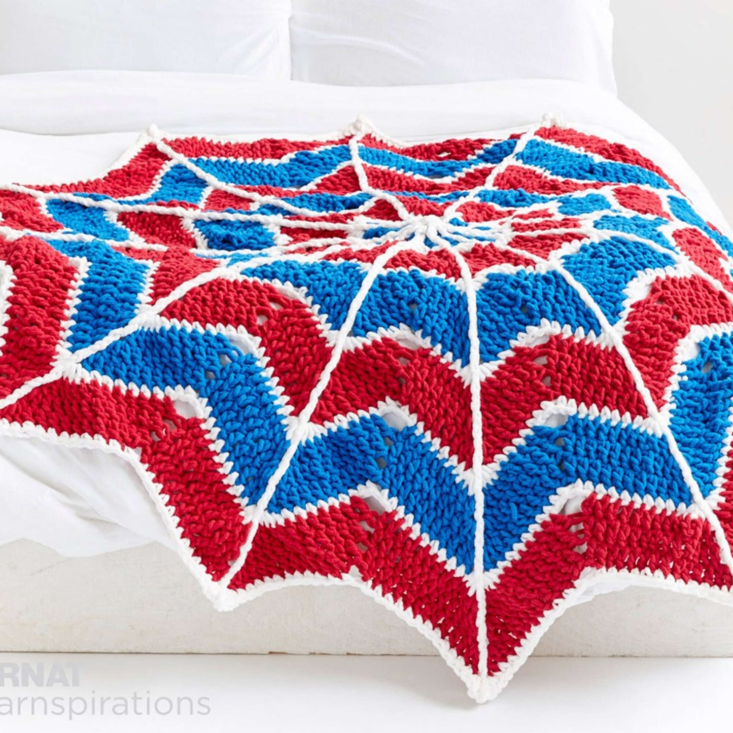 Bernat Spiderweb Crochet Blanket (Digital Download)