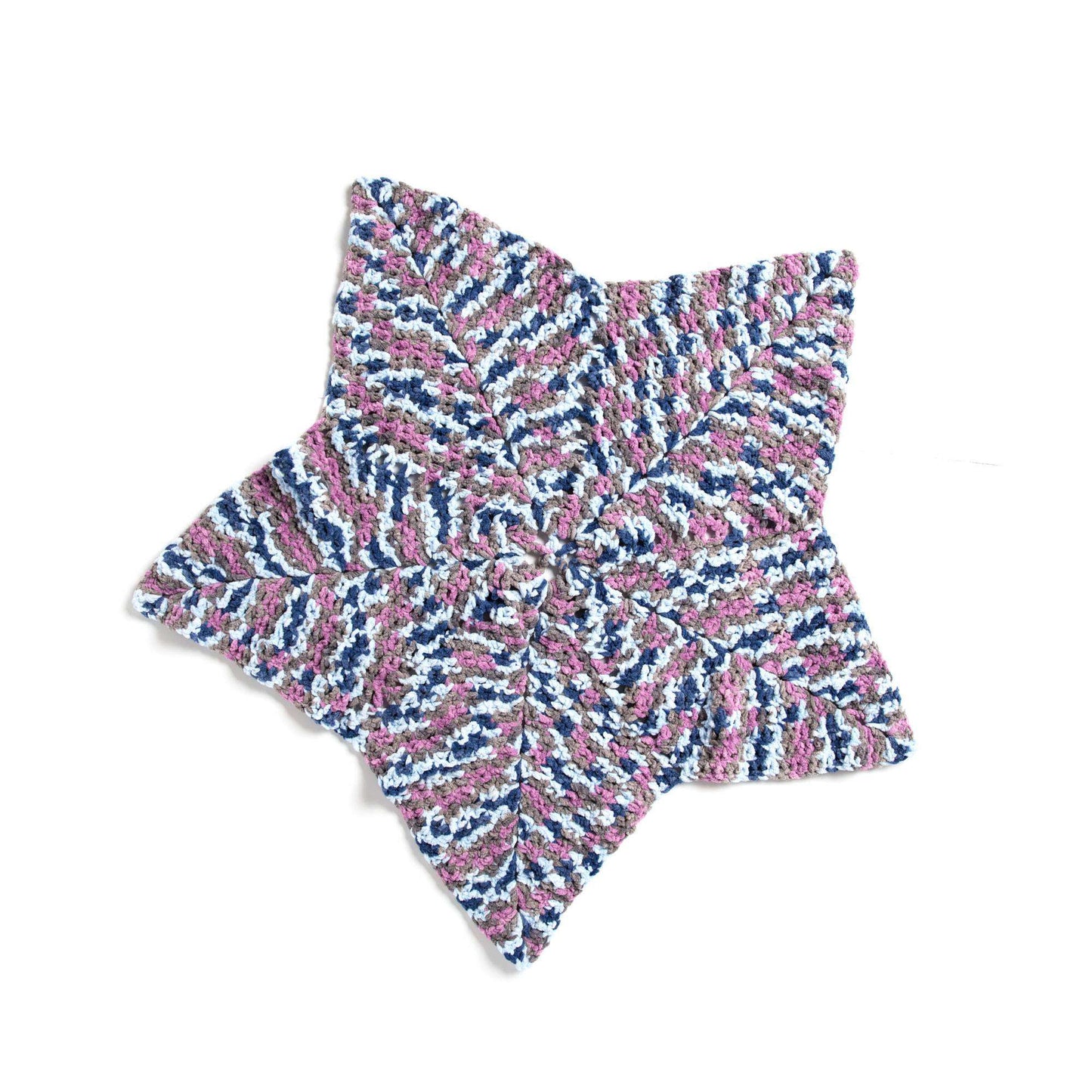 Bernat Dreamtime Crochet Star Baby Blanket