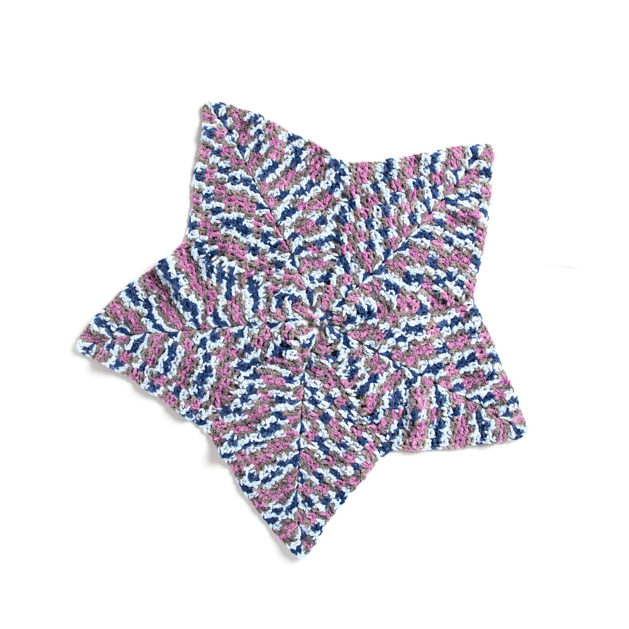 Bernat Dreamtime Crochet Star Baby Blanket