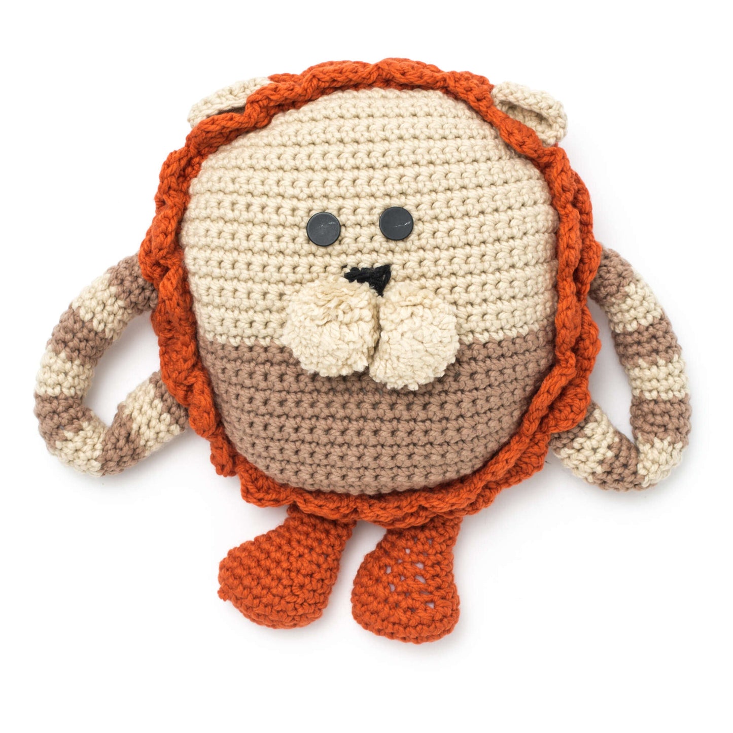 Bernat Huggable Lion Pillow (Digital Download)