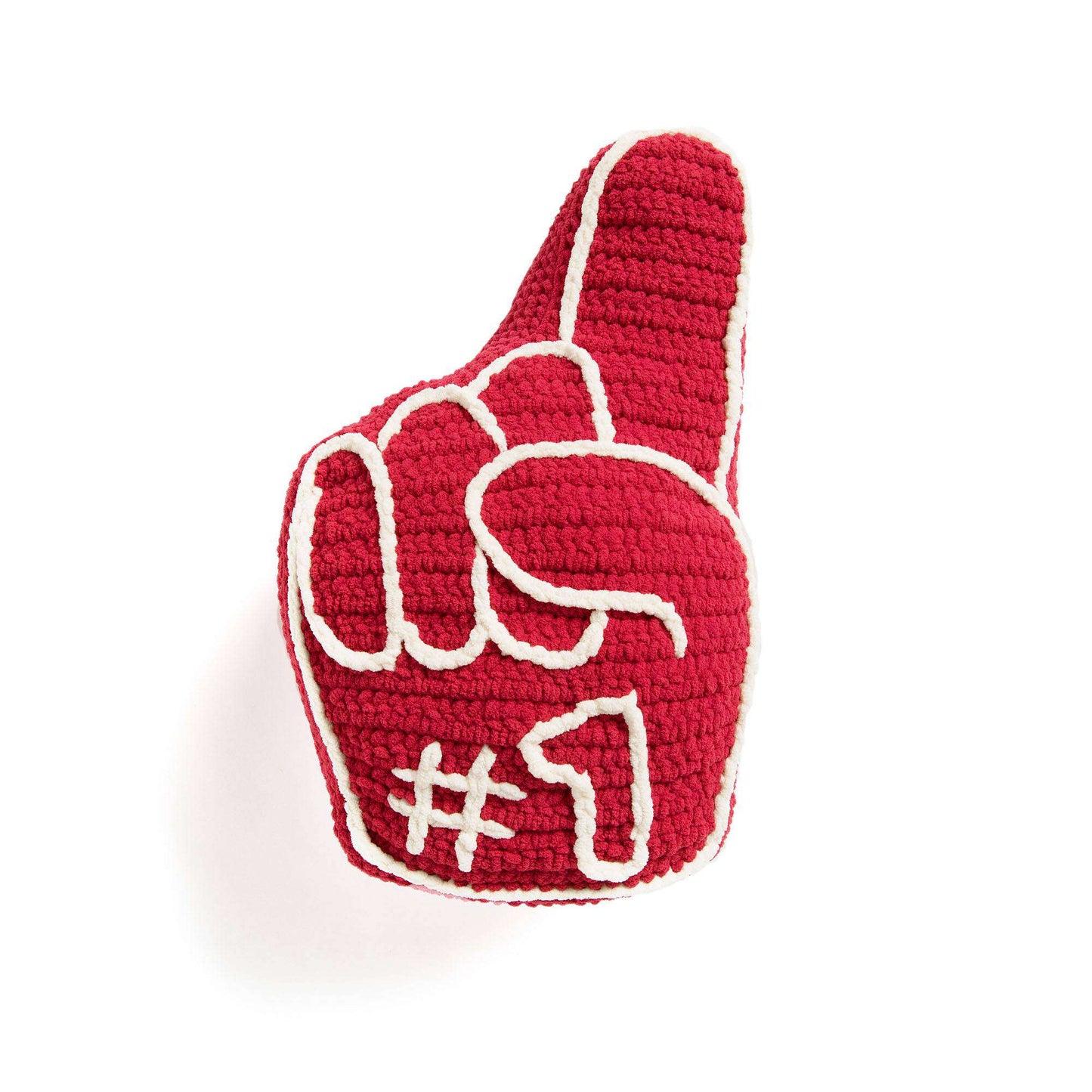 Bernat #1 Fan Crochet Pillow