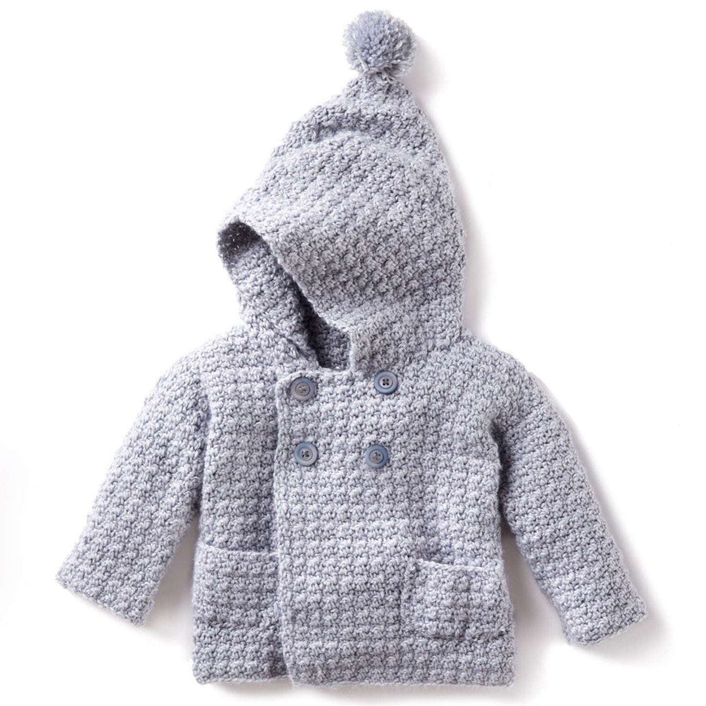 Bernat Big Kid Cozy Crochet Hoodie (Digital Download)