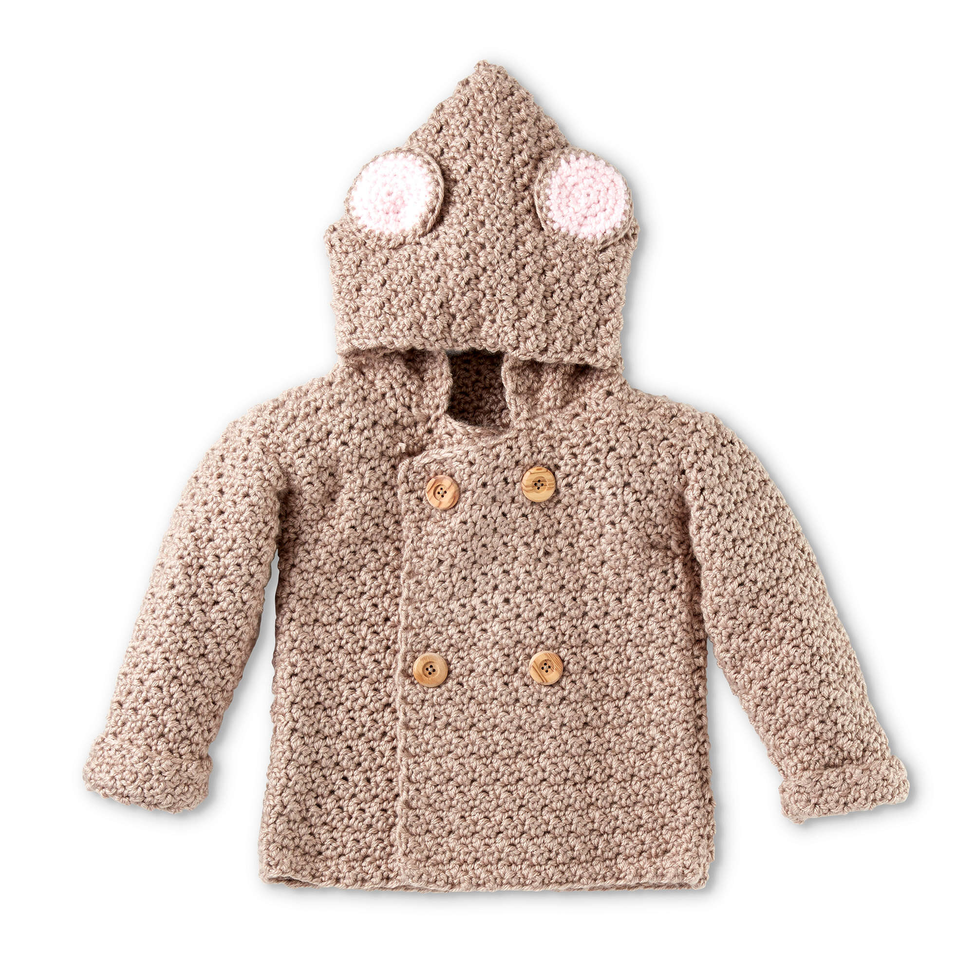 Bernat Mousie Crochet Hoodie (Digital Download)