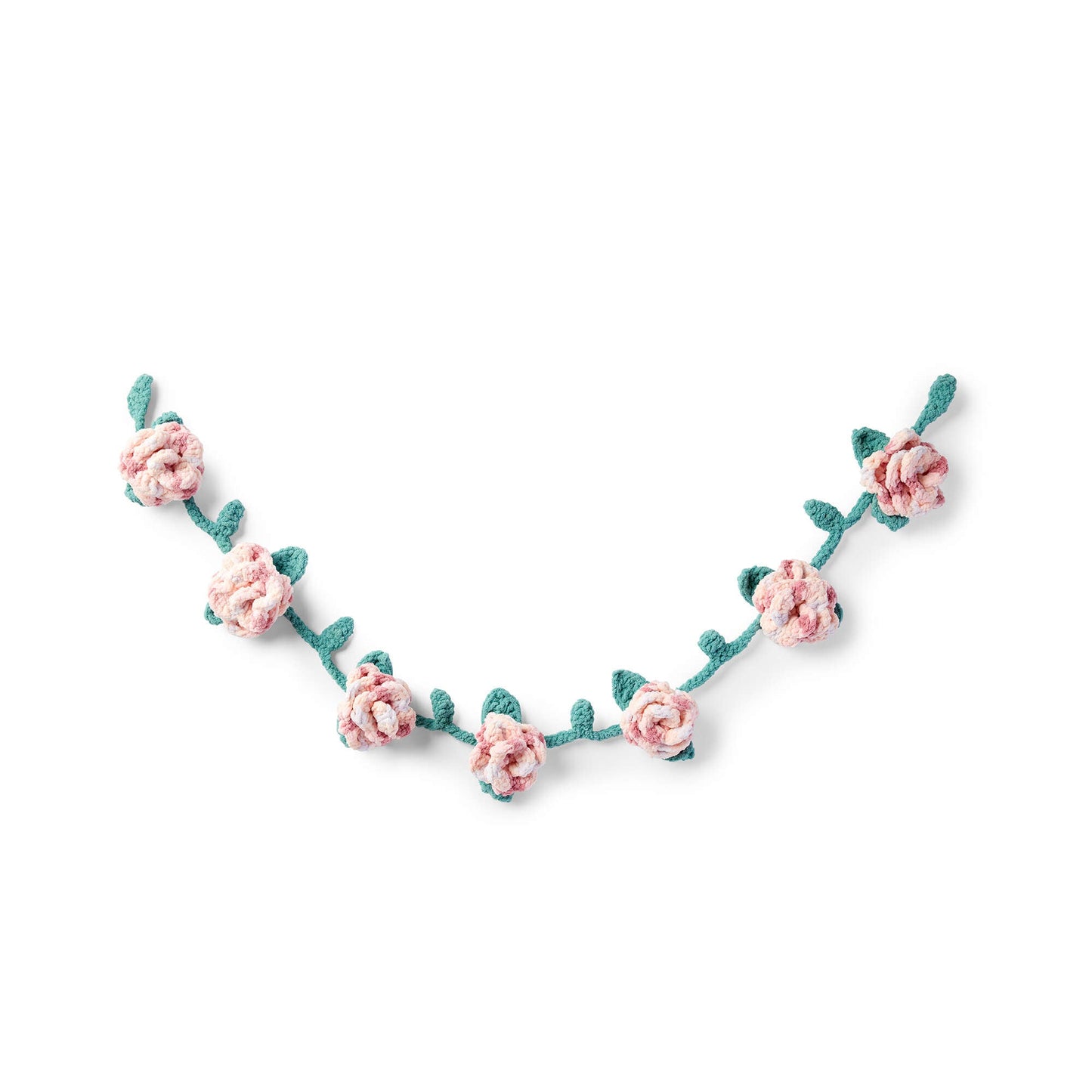 Bernat Crochet Rose Garland