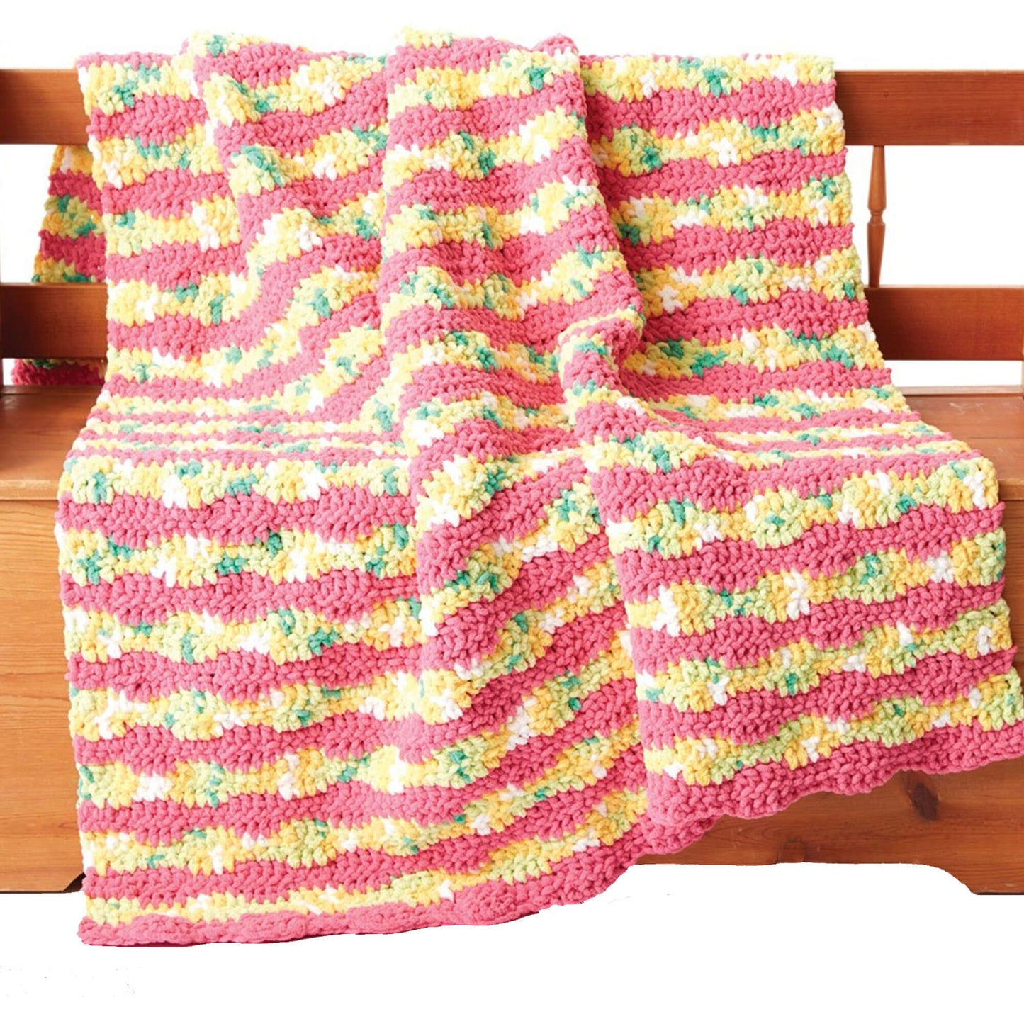 Bernat Summer Waves Crochet Blanket (Digital Download)