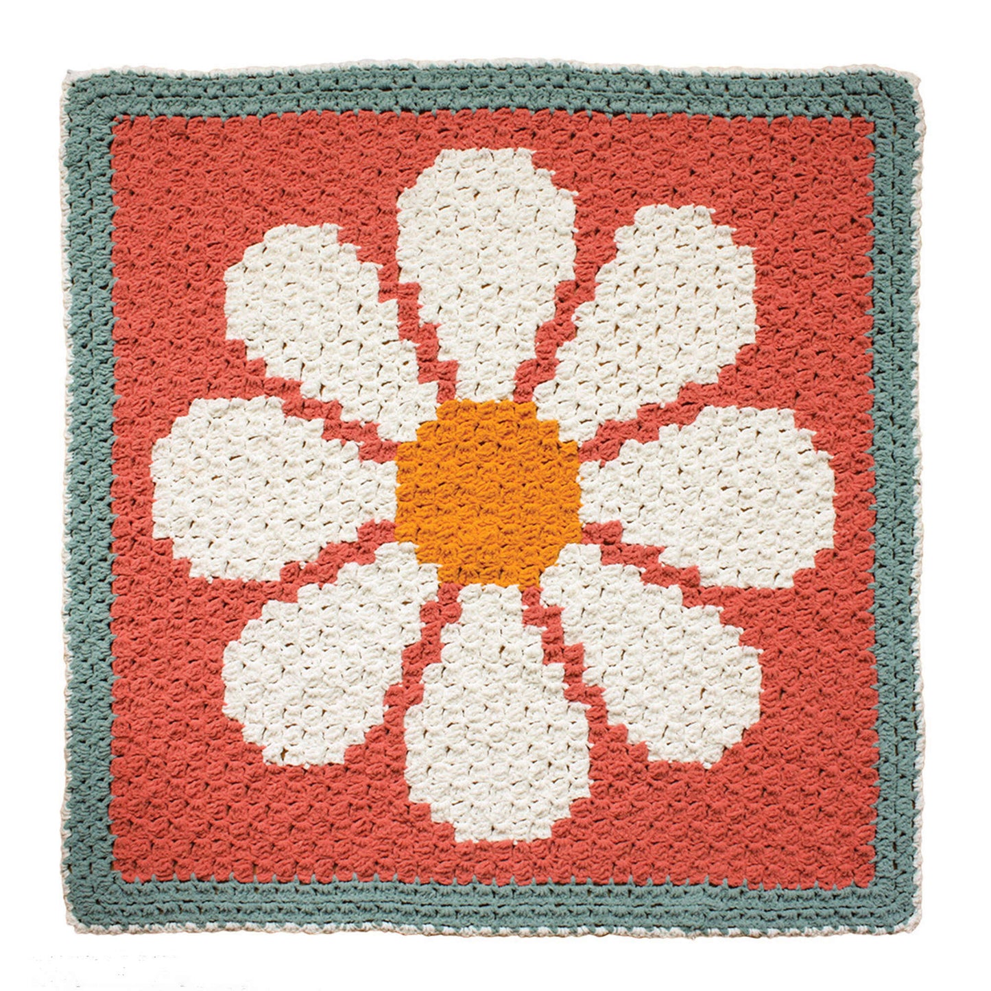Bernat Daisy C2C Crochet Blanket (Digital Download)