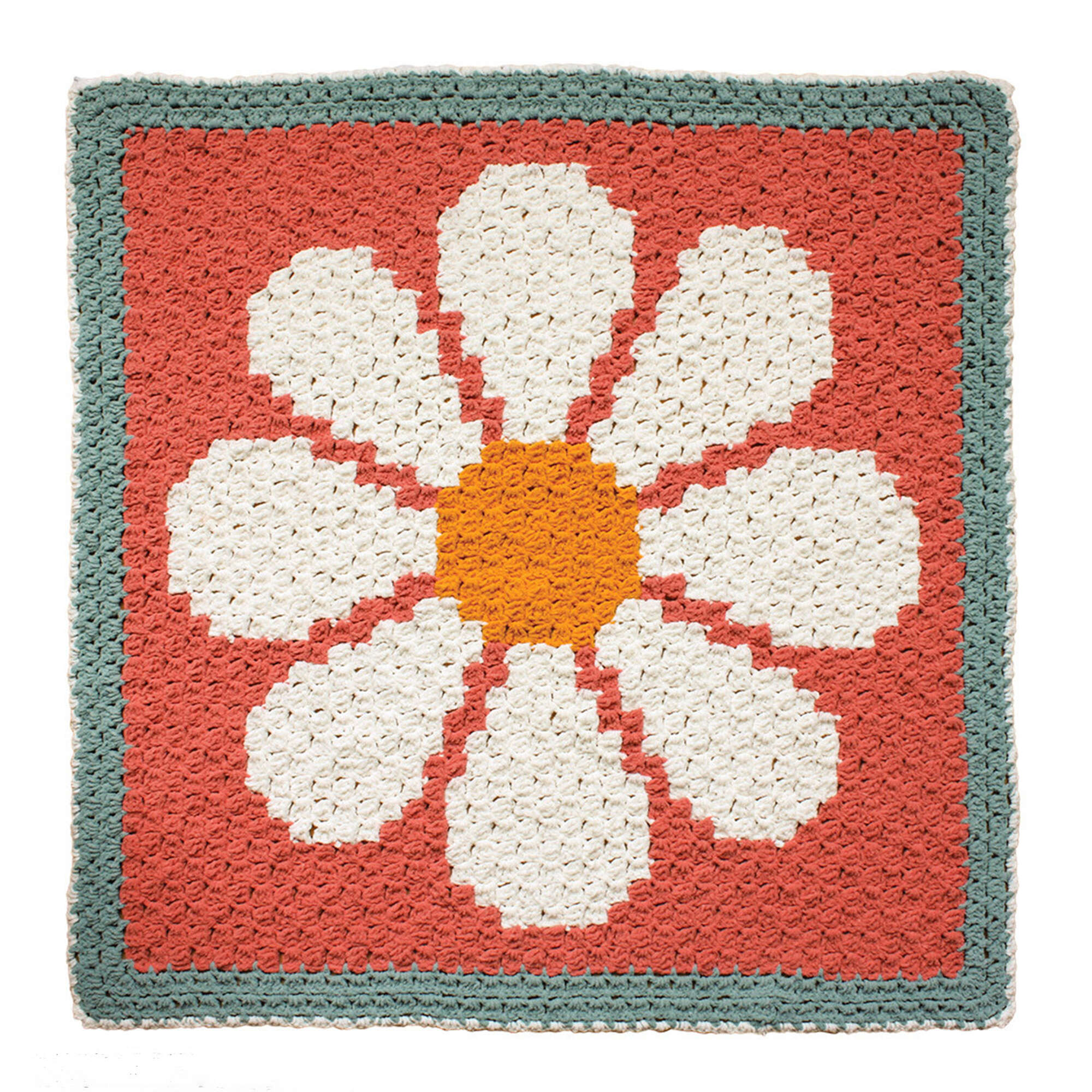 Bernat Daisy C2C Crochet Blanket (Digital Download)