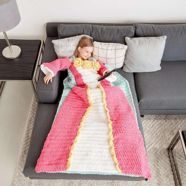 CROCHET PATTERN DOWNLOAD - BERNAT DREAMY PRINCESS CROCHET SNUGGLE SACK