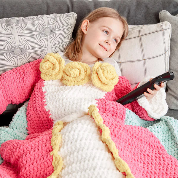 CROCHET PATTERN DOWNLOAD - BERNAT DREAMY PRINCESS CROCHET SNUGGLE SACK