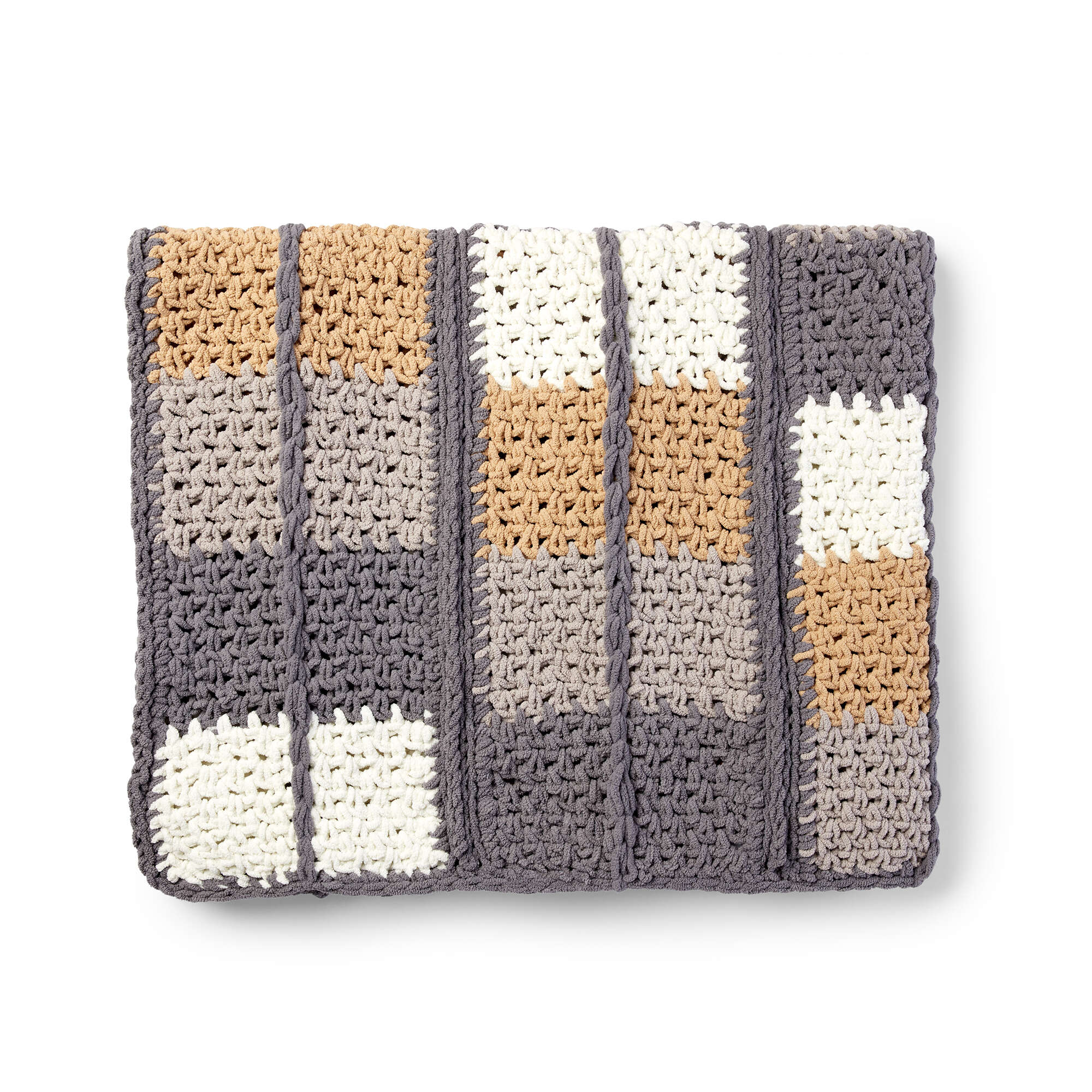 Bernat Keep In Check Crochet Blanket (Digital Download)
