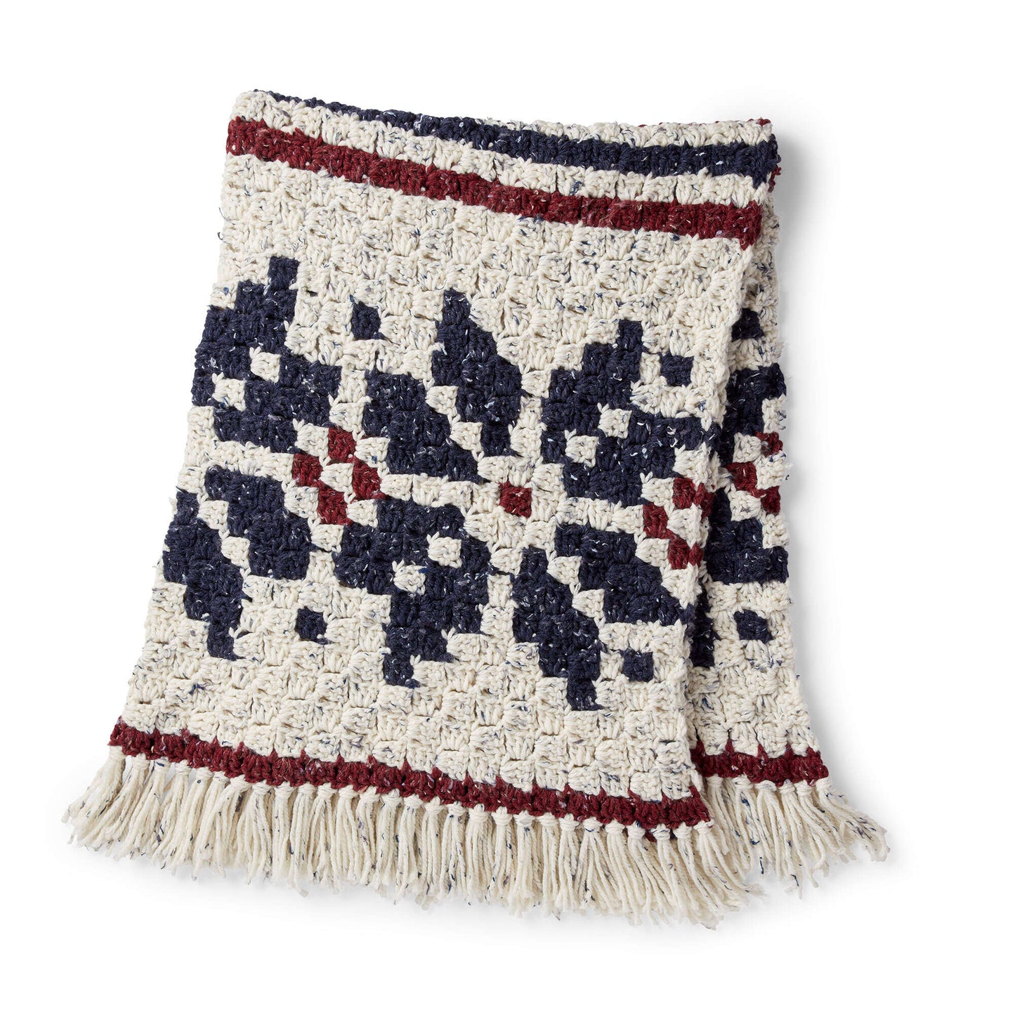 Bernat Crochet C2C Nordic Motif Blanket (Digital Download)