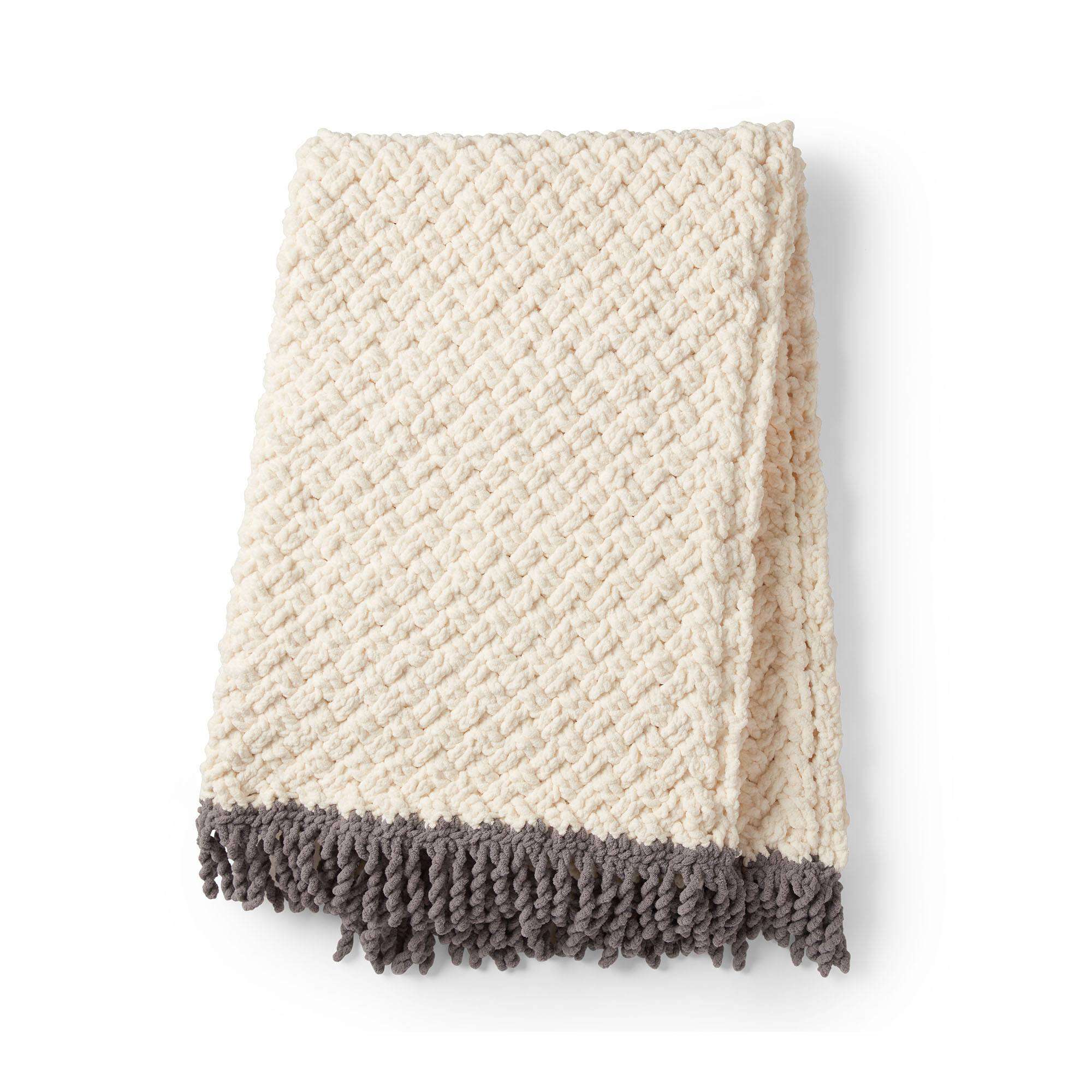 Bernat Celtic Texture Crochet Blanket (Digital Download)