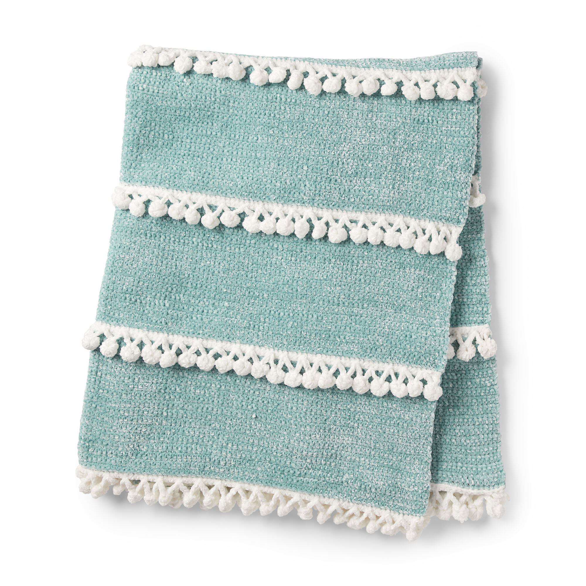 Bernat Bobbly Fringe Crochet Blanket (Digital Download)