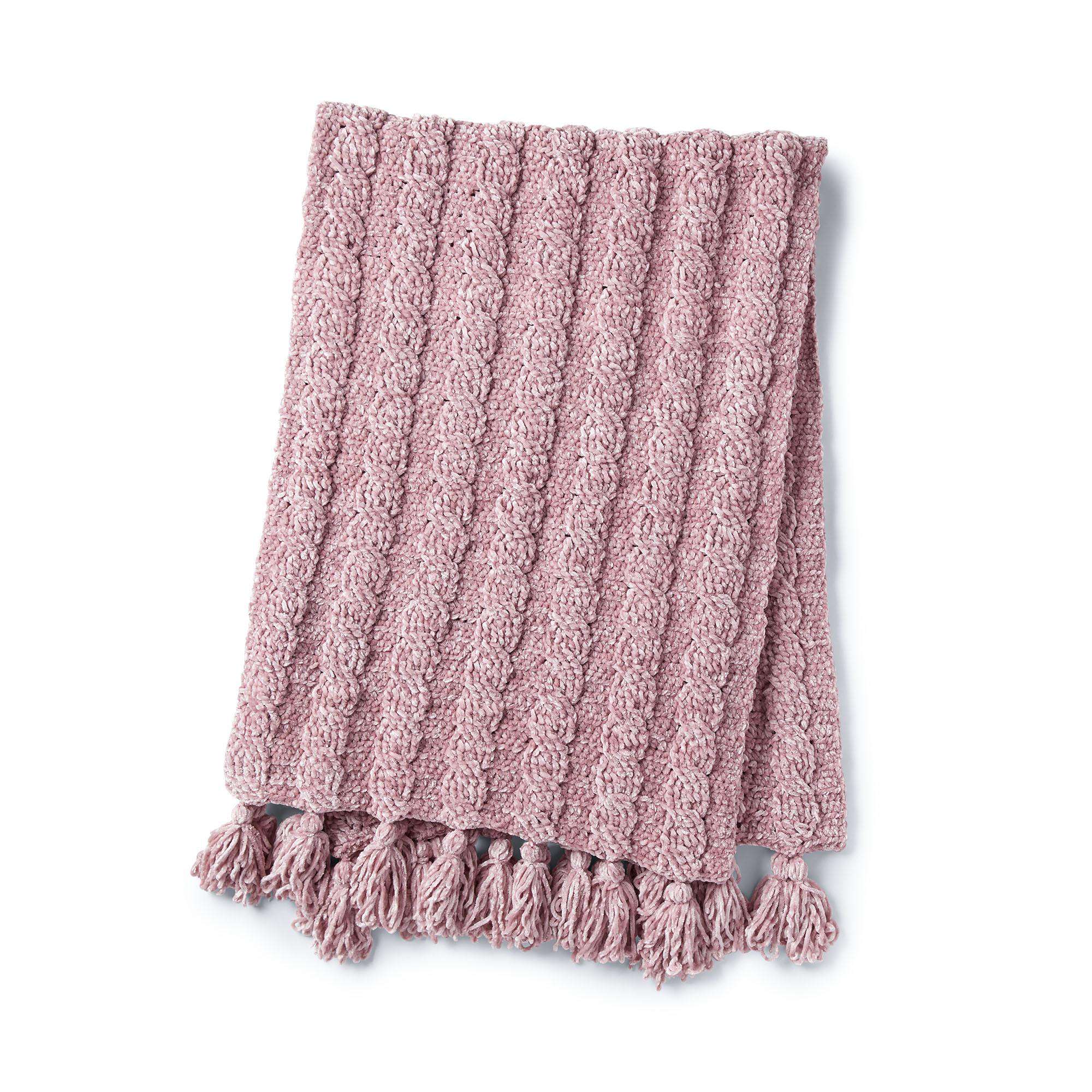 Bernat Velvet Cable Crochet Blanket (Digital Download)