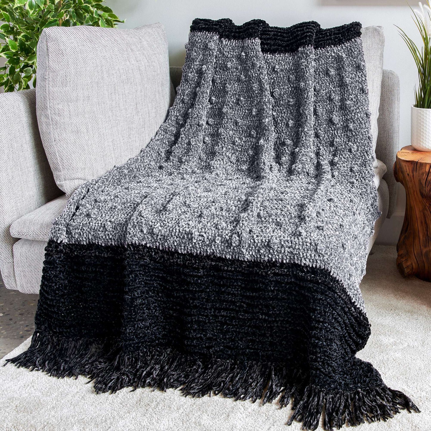 Bernat Crochet Bobble Pop Blanket (Digital Download)
