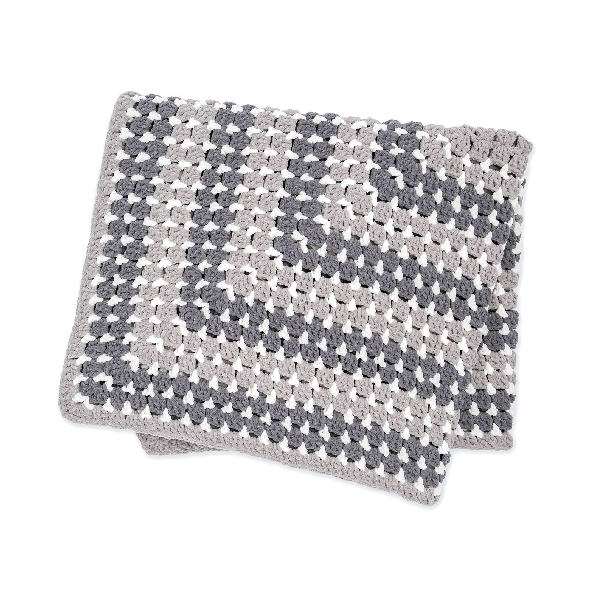 Bernat Rectangle Granny Crochet Blanket (Digital Download)
