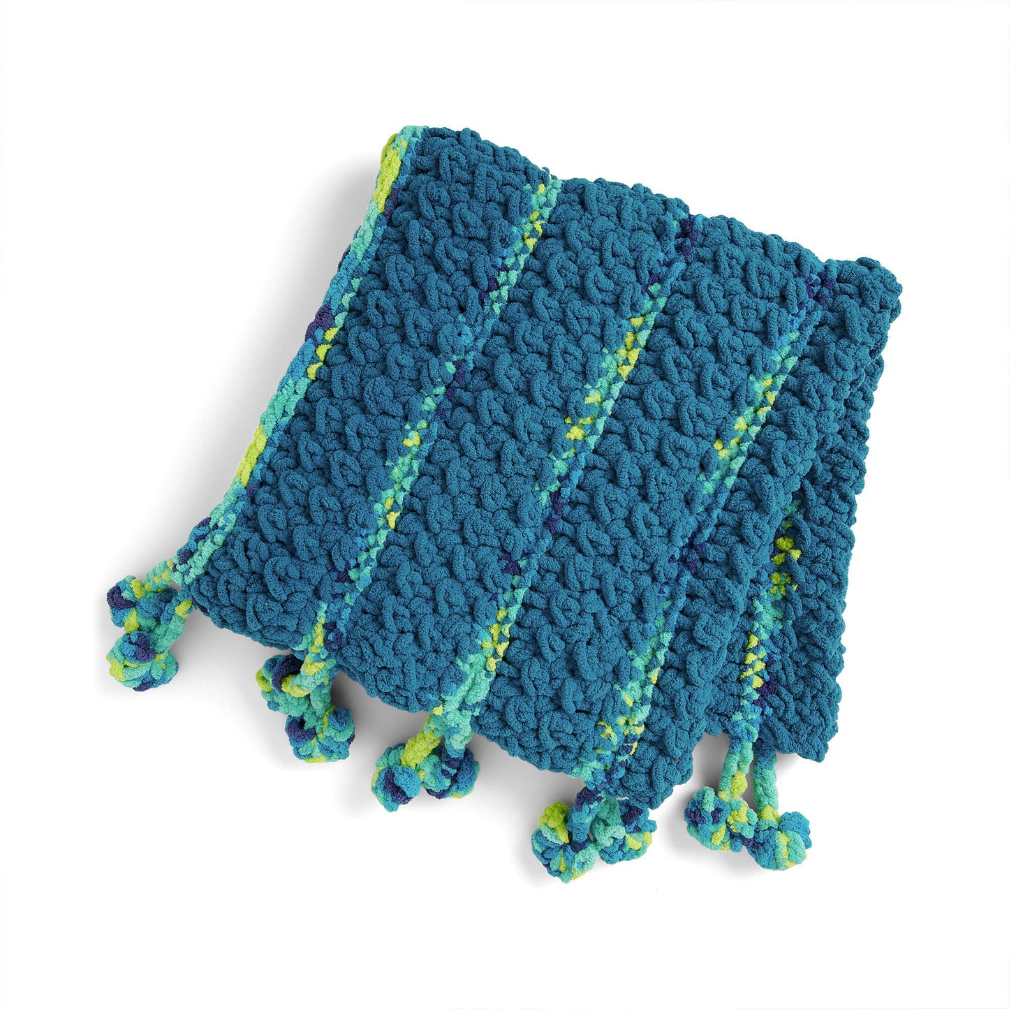 Bernat Big Poms Crochet Blanket (Digital Download)