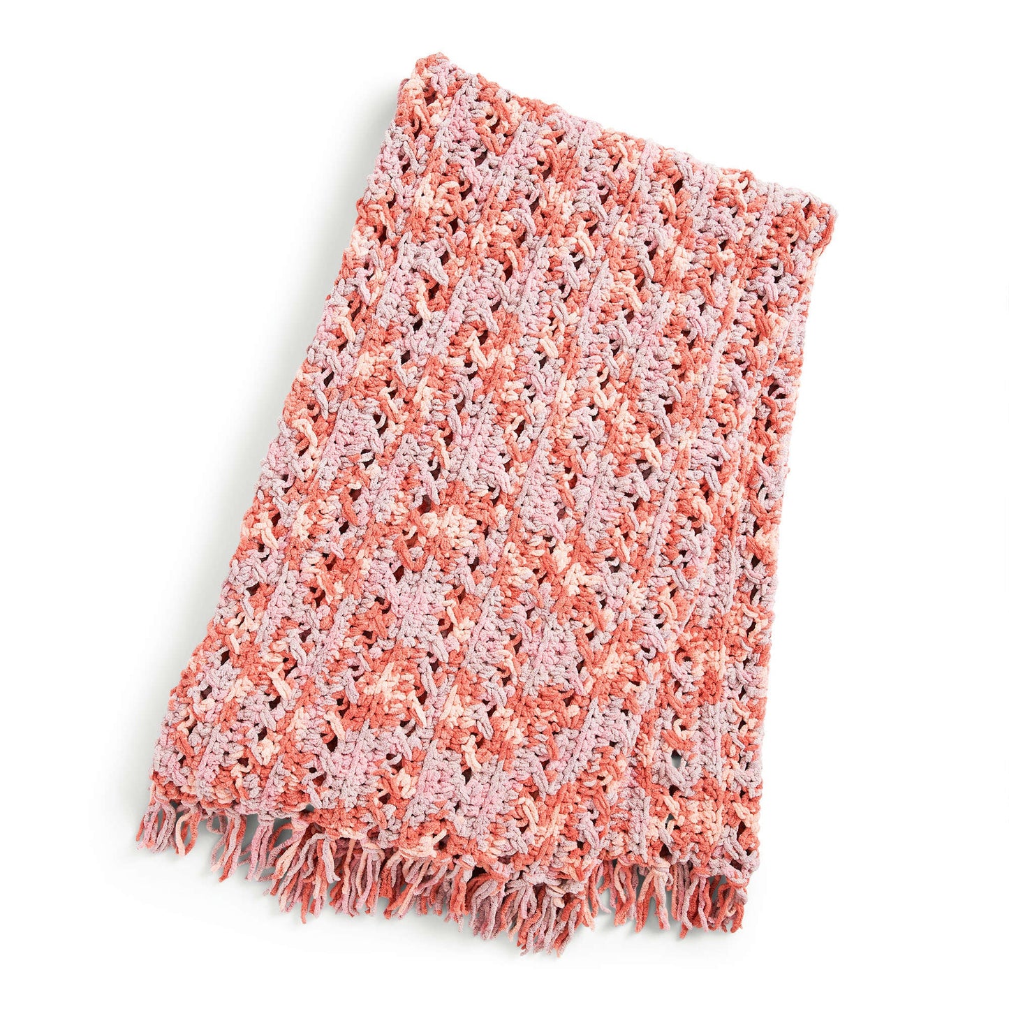 Bernat Crochet Criss Cross Texture Blanket (Digital Download)