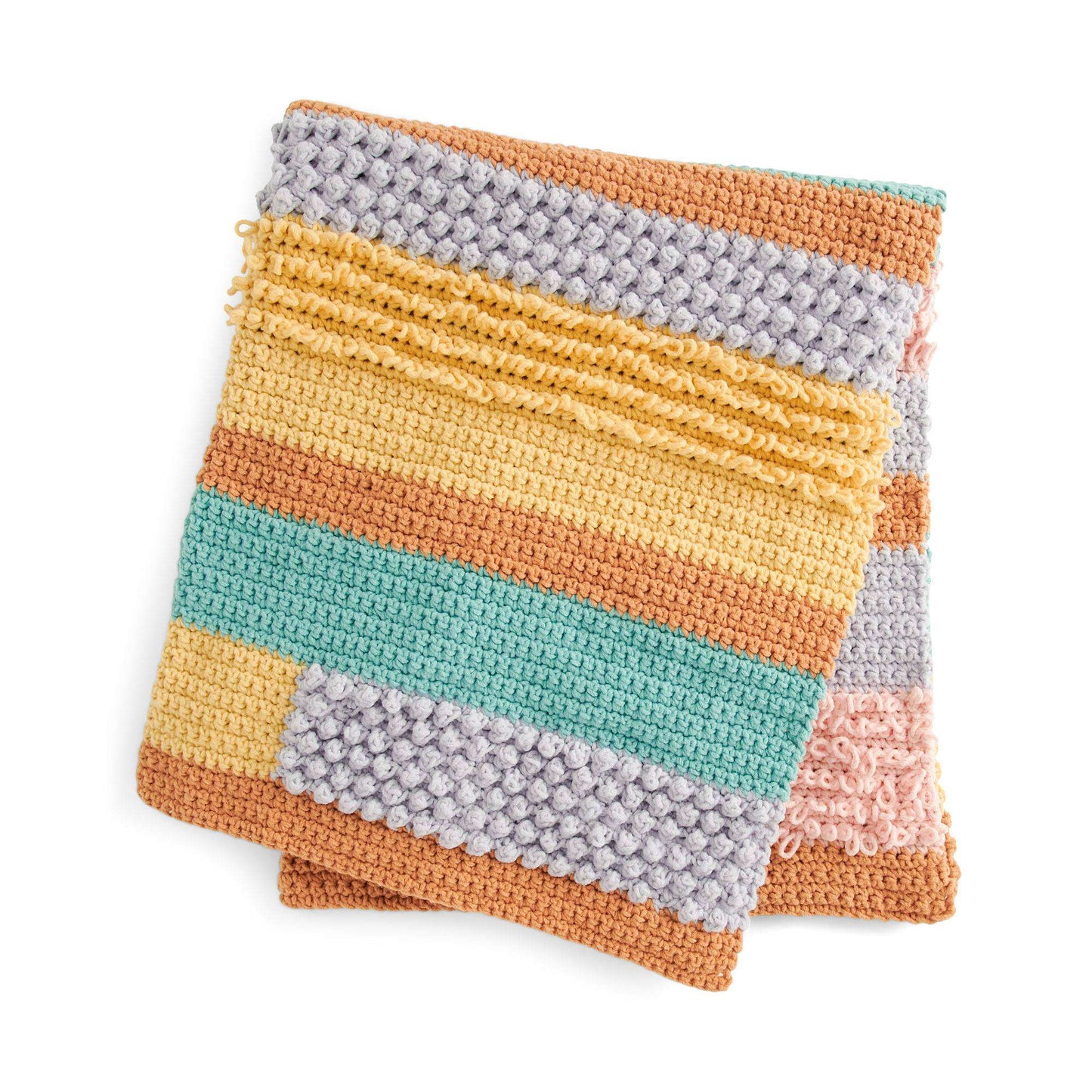 Bernat Bobbly Bauhaus Inspired Crochet Blanket (Digital Download)