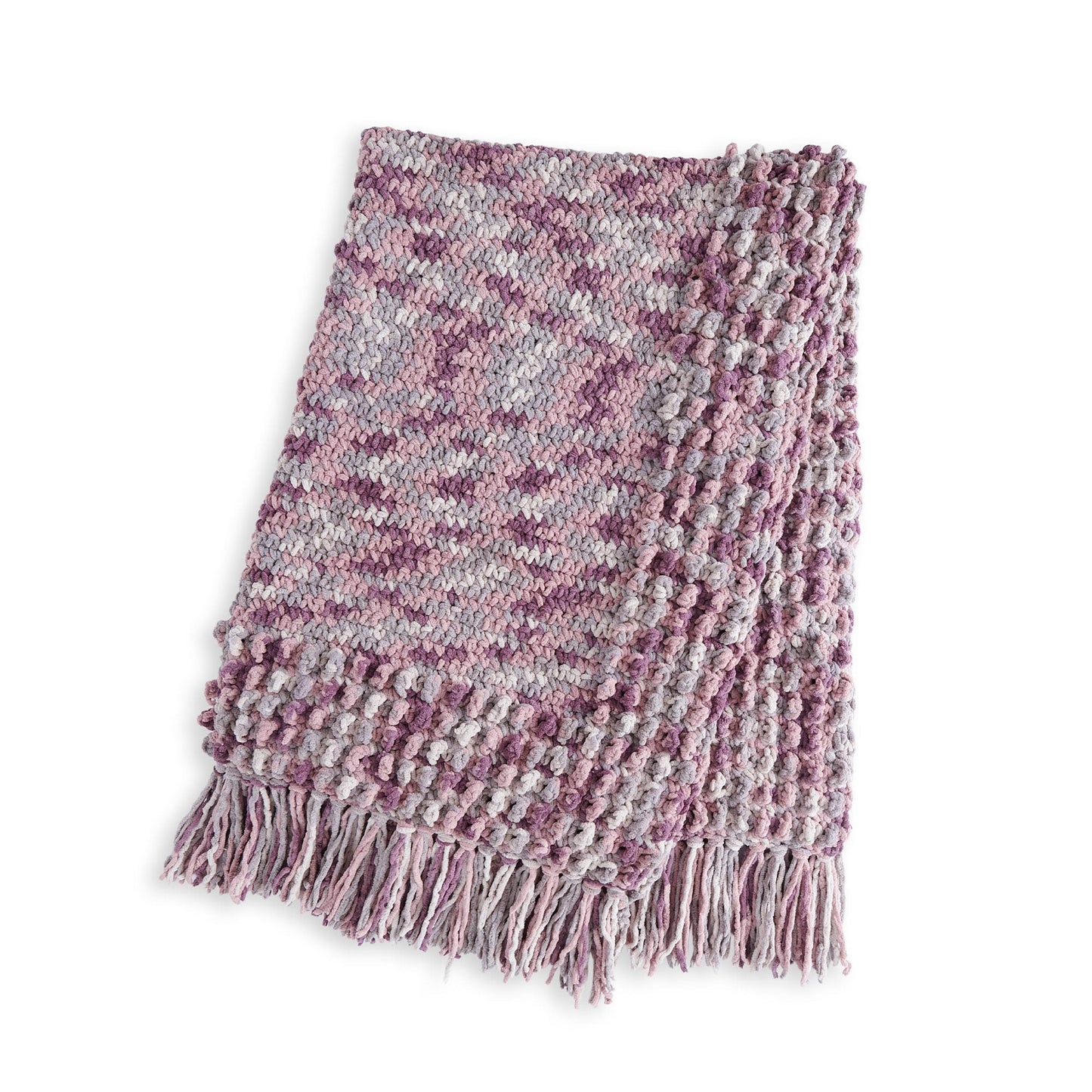 Bernat Bobble Frame Crochet Blanket (Digital Download)